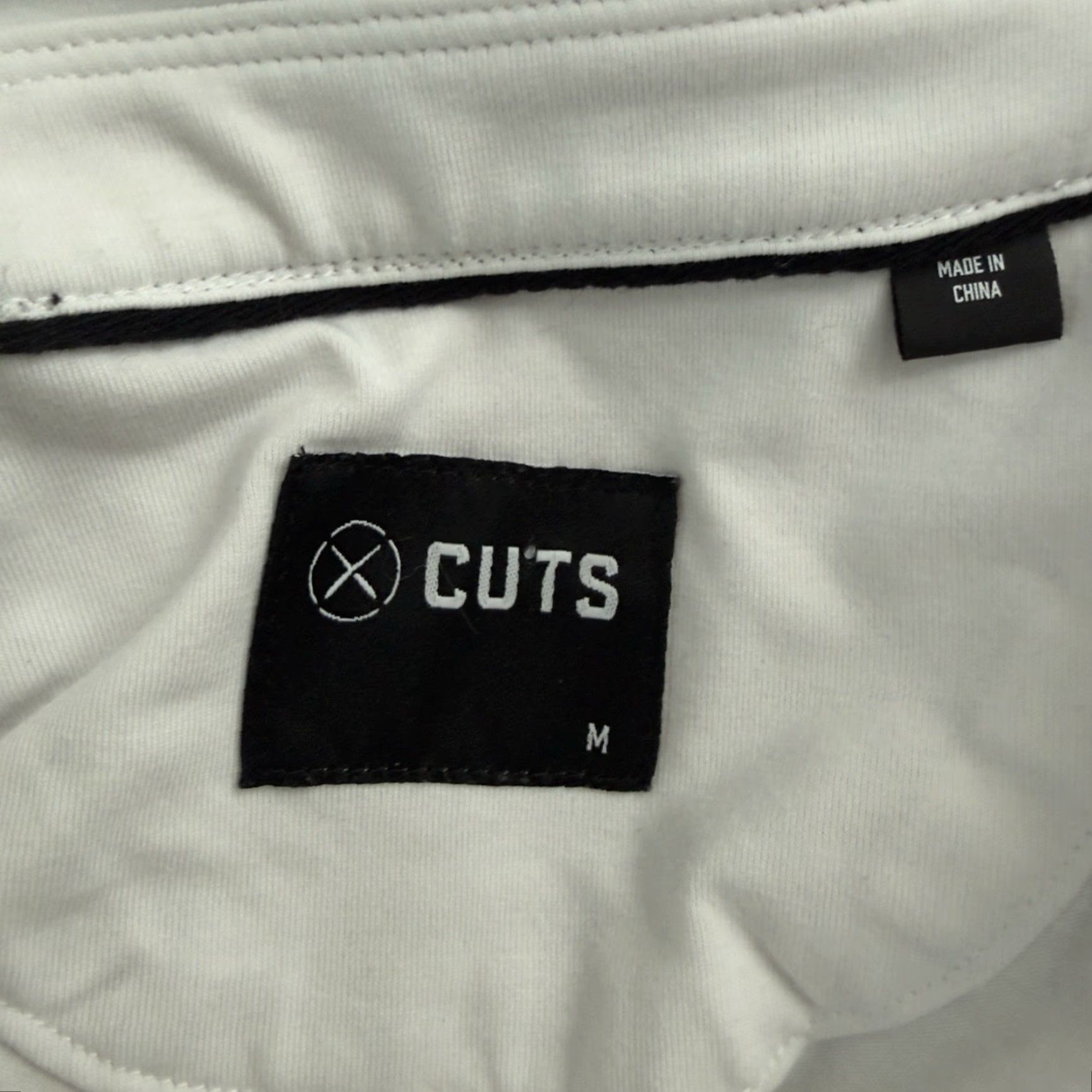 Cuts Cuts Polo Shirt Mens Size M White Polyester Casual Shirt Size US M / EU 48-50 / 2 - 4 Thumbnail
