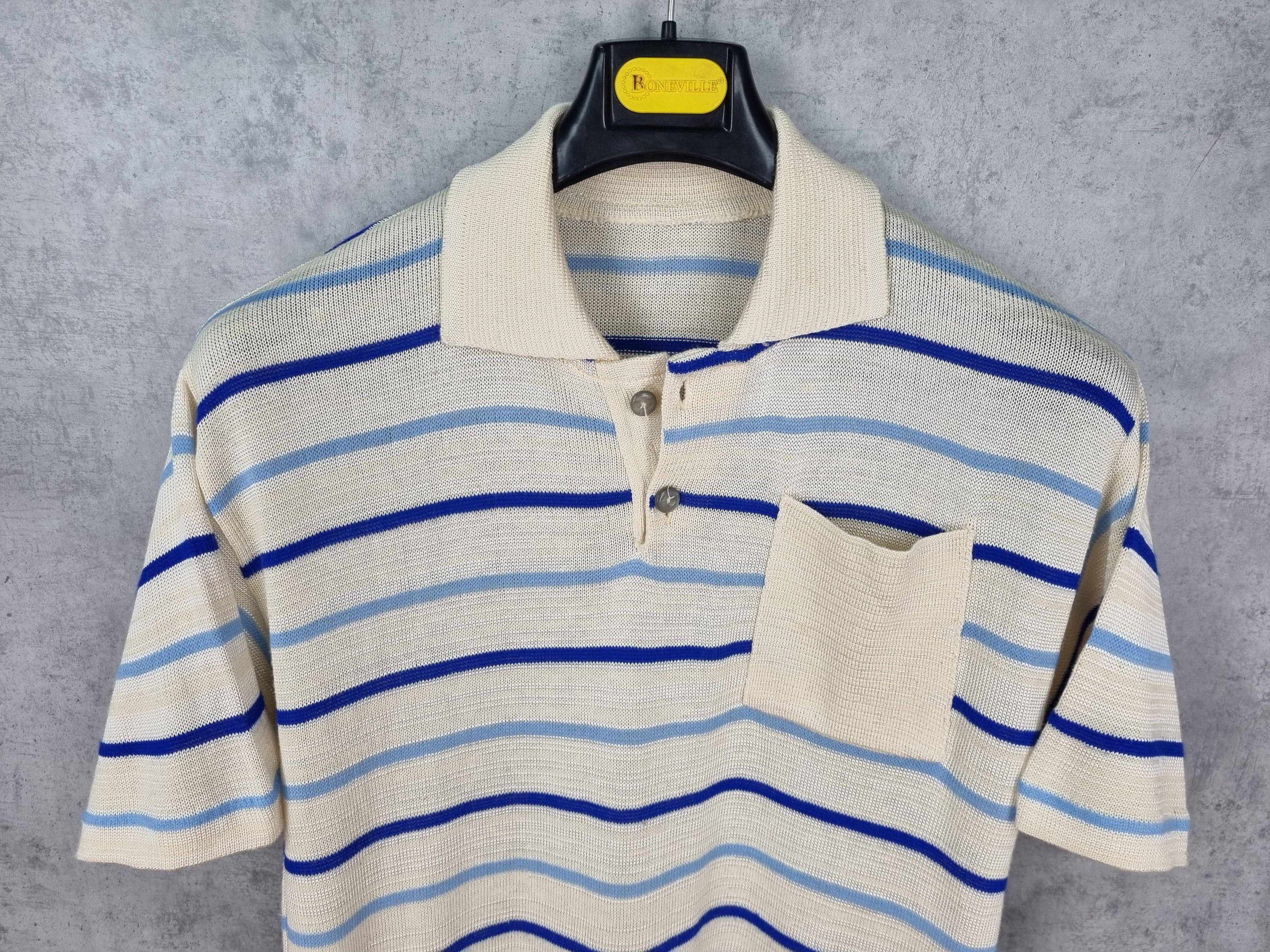 Vintage 90s Rare Knitted Vintage Polo Size US M / EU 48-50 / 2 - 5 Thumbnail
