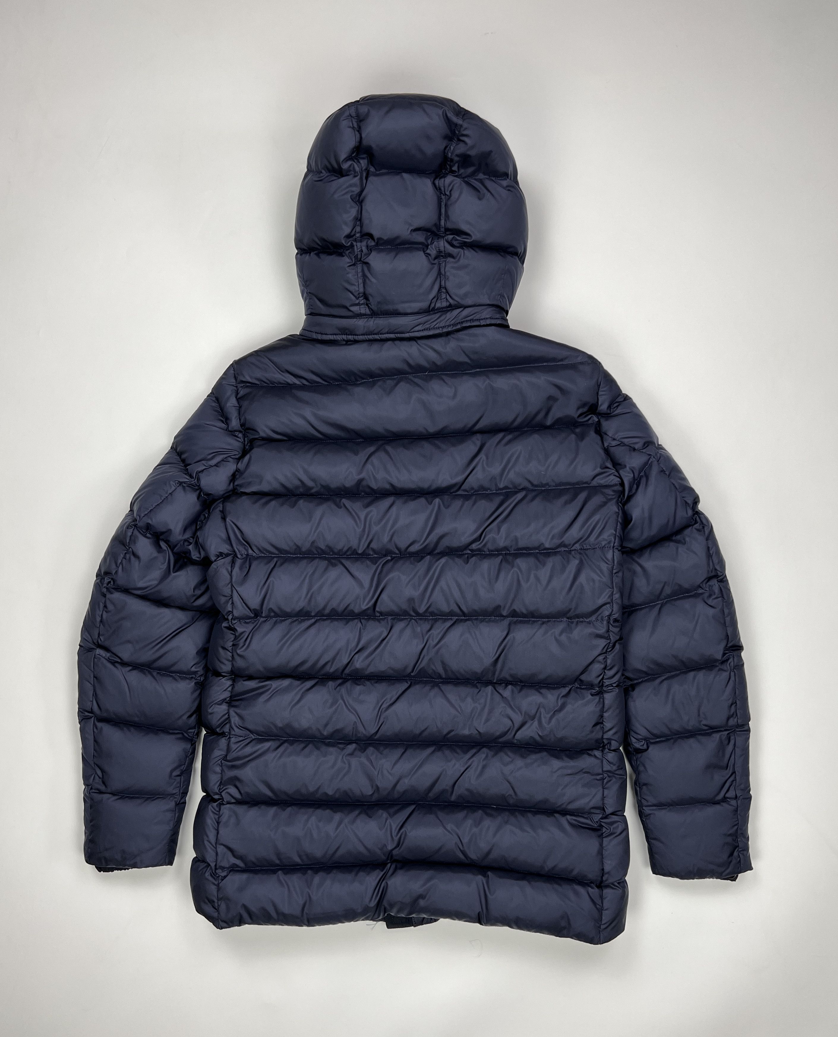 Woolrich Woolen Mills Woolrich Navy Blue Nylon Down Jacket Parka Size US XS / EU 42 / 0 - 4 Thumbnail