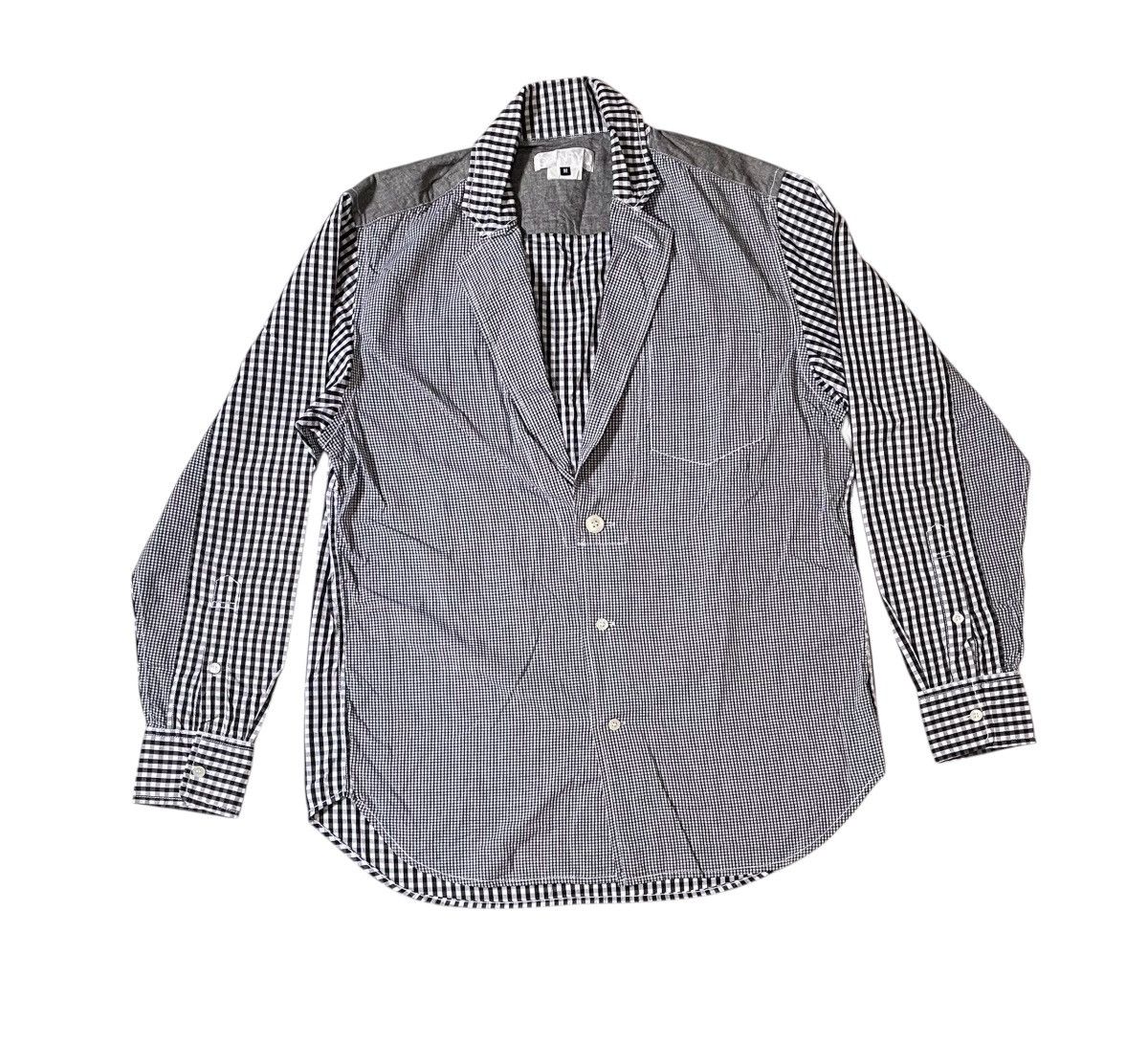 Comme des Garcons Ganryu cdg AD2013 hybrid plaid shirt blazer Size US M / EU 48-50 / 2 - 1 Thumbnail