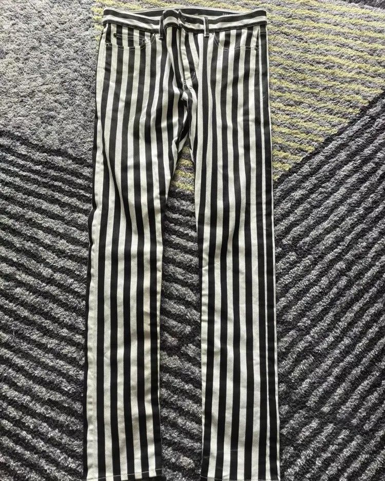Saint Laurent Paris Saint Laurent Paris Saint Laurent Paris 13AW Runway Stripe Size US 33 - 1 Thumbnail