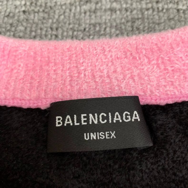 Balenciaga Balenciaga Pink Heart Sweater Size M / US 6-8 / IT 42-44 - 6 Thumbnail