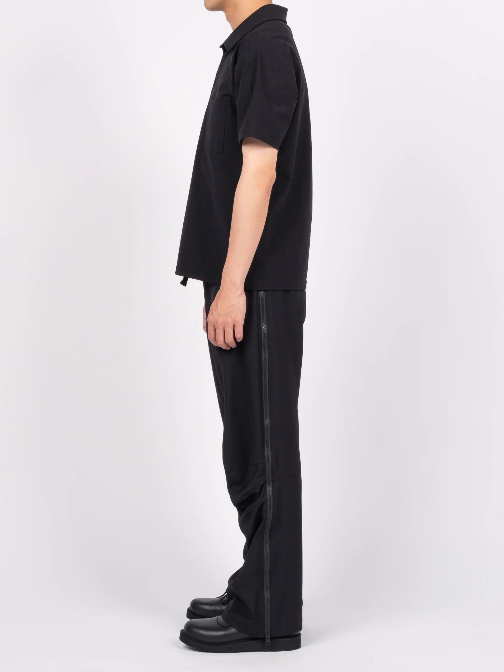 GR10K GR10K IBQ S/S POLO SHIRT (BLACK - LARGE) Size US L / EU 52-54 / 3 - 10 Thumbnail