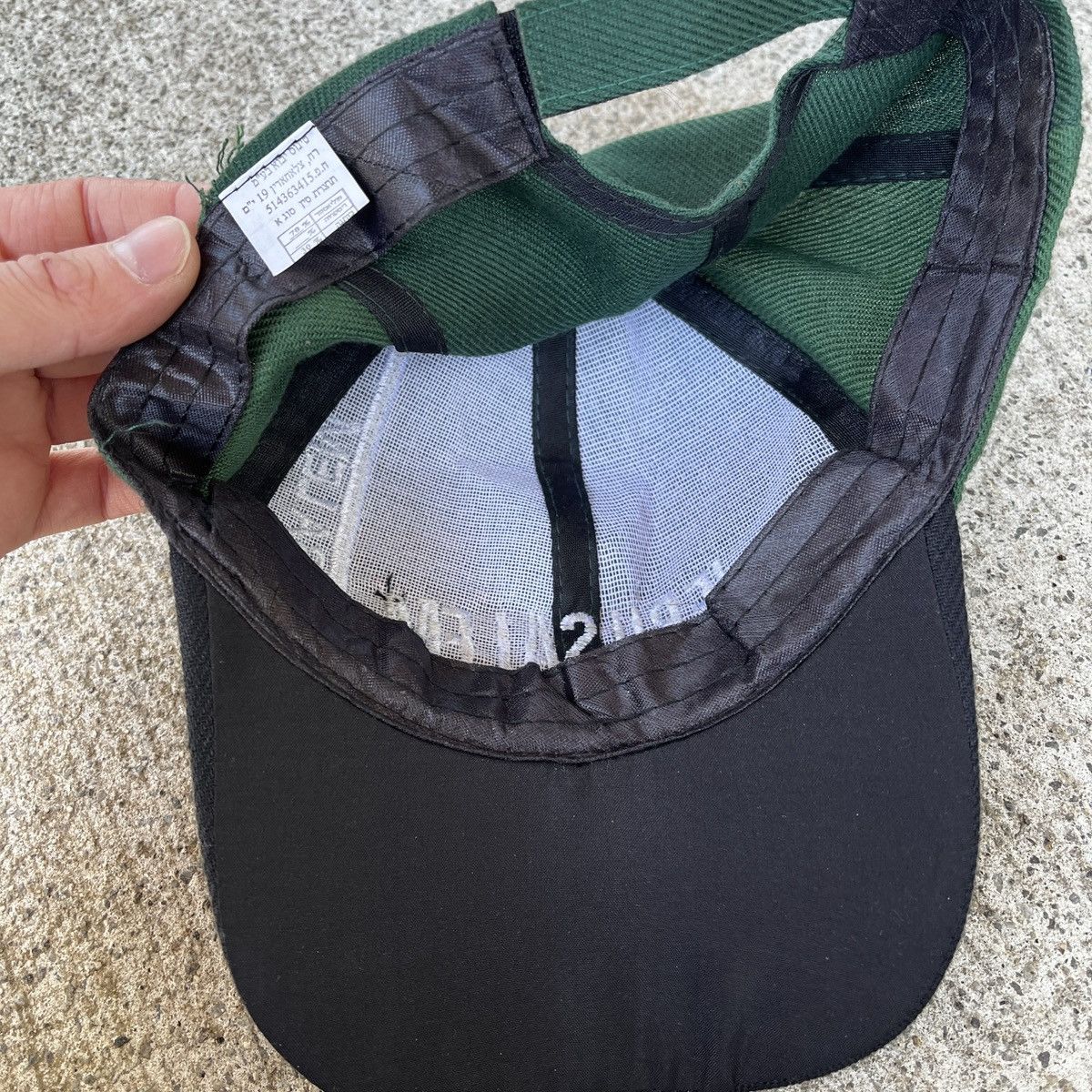 Vintage Vintage Jerusalem Green Baseball Hat Y2K 00’s Size ONE SIZE - 3 Thumbnail