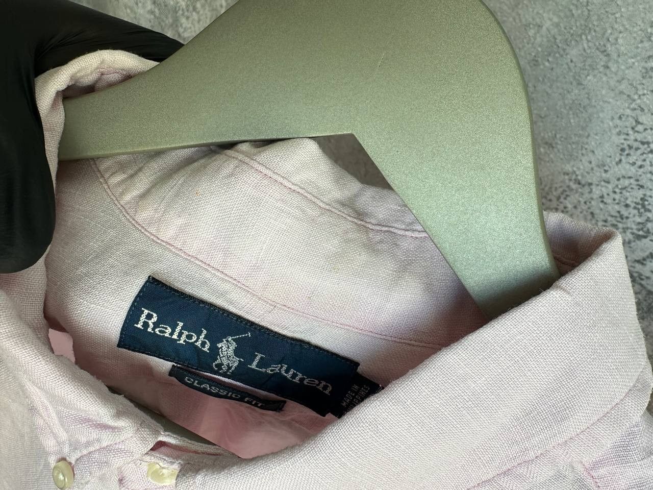 Ralph Lauren Ralph Lauren 100% Linen Vintage Button Up Shirt Pink SS Size US XXL / EU 58 / 5 - 15 Thumbnail