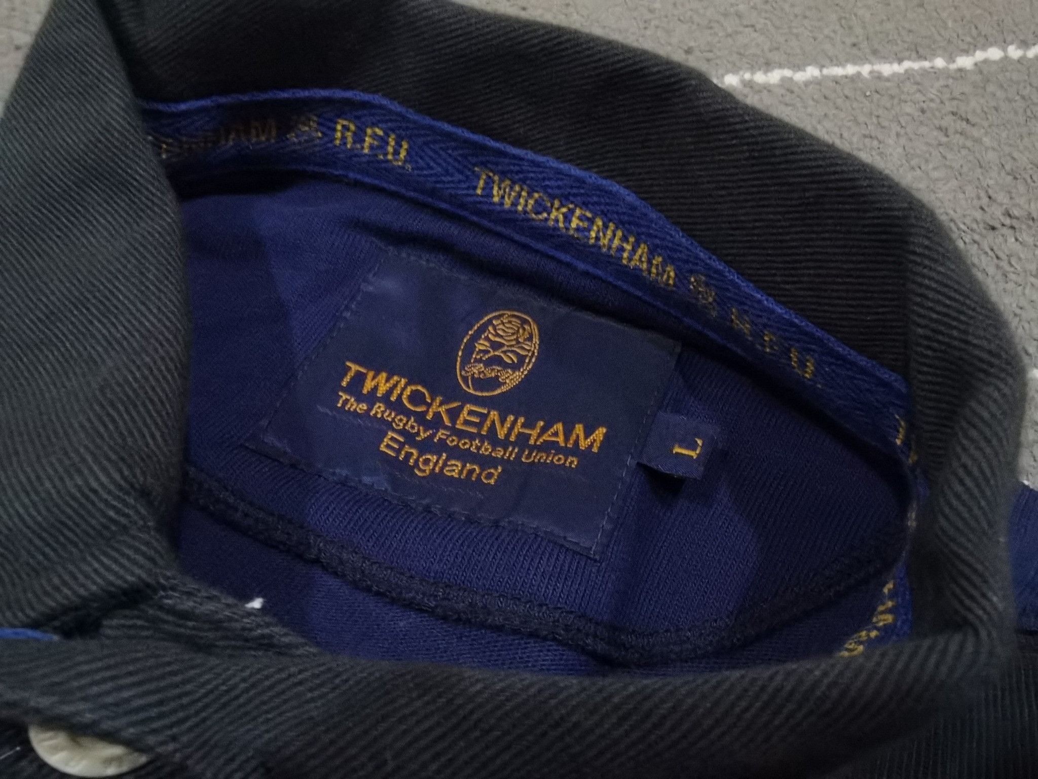 Other TWICKENHAM polo rugby football union L 3475 Size US L / EU 52-54 / 3 - 6 Thumbnail