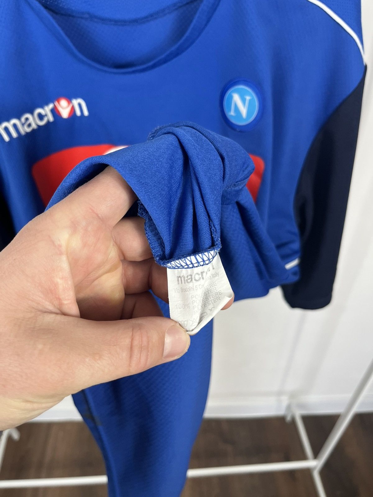 Macron Macron SSC Napoli Jersey Lete Sponsor Blue XXL Soccer Shirt Size US XXL / EU 58 / 5 - 8 Thumbnail