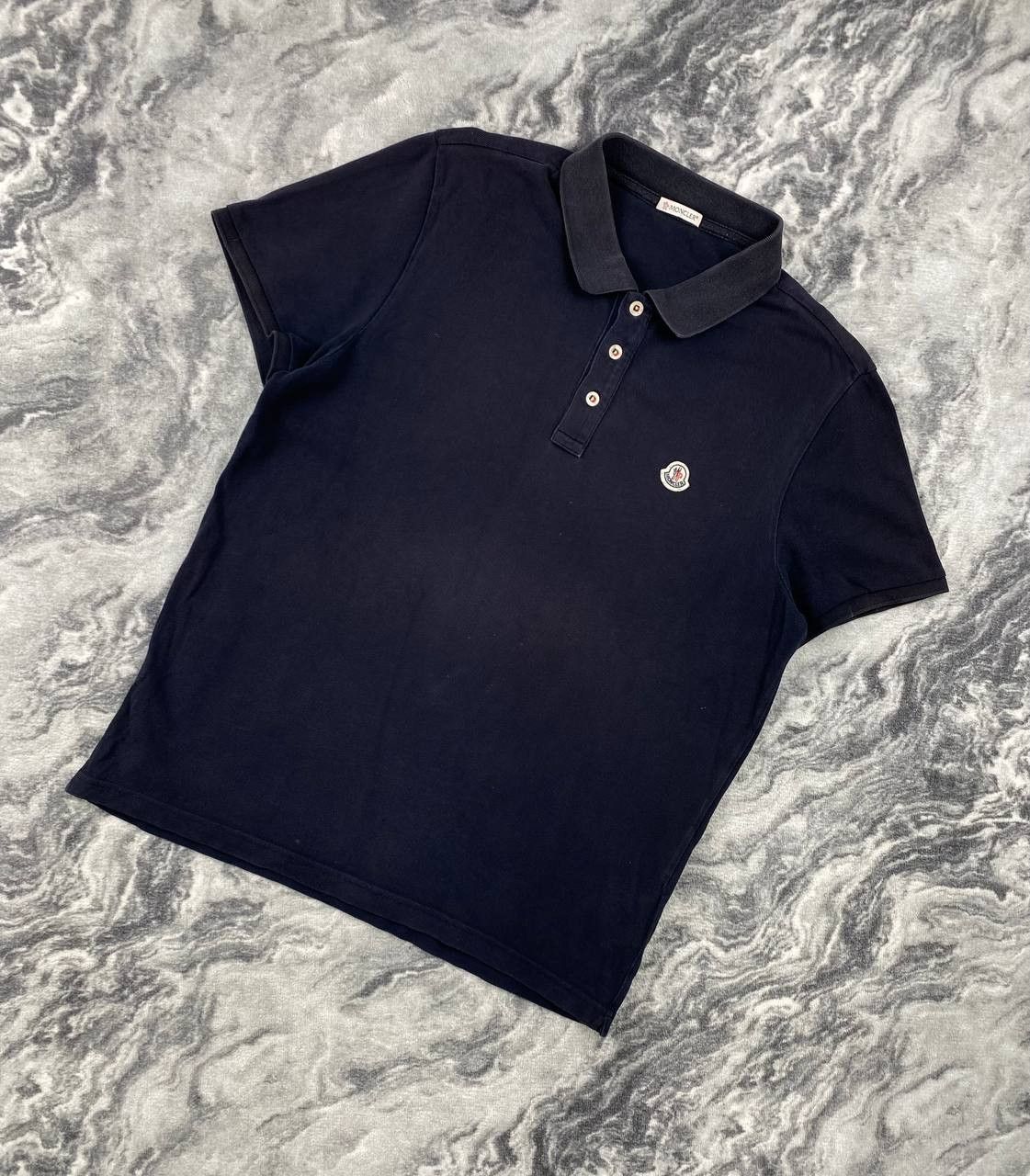 Moncler Moncler Maglia Polo Manica Corta Shirt Men Size XL Blue Size US XL / EU 56 / 4 - 1 Thumbnail