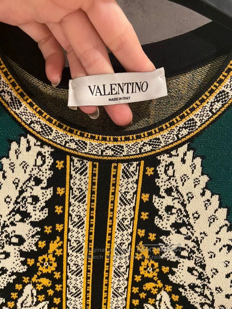 Valentino Valentino Floral knitted dress Size S / US 4 / IT 40 - 2 Thumbnail