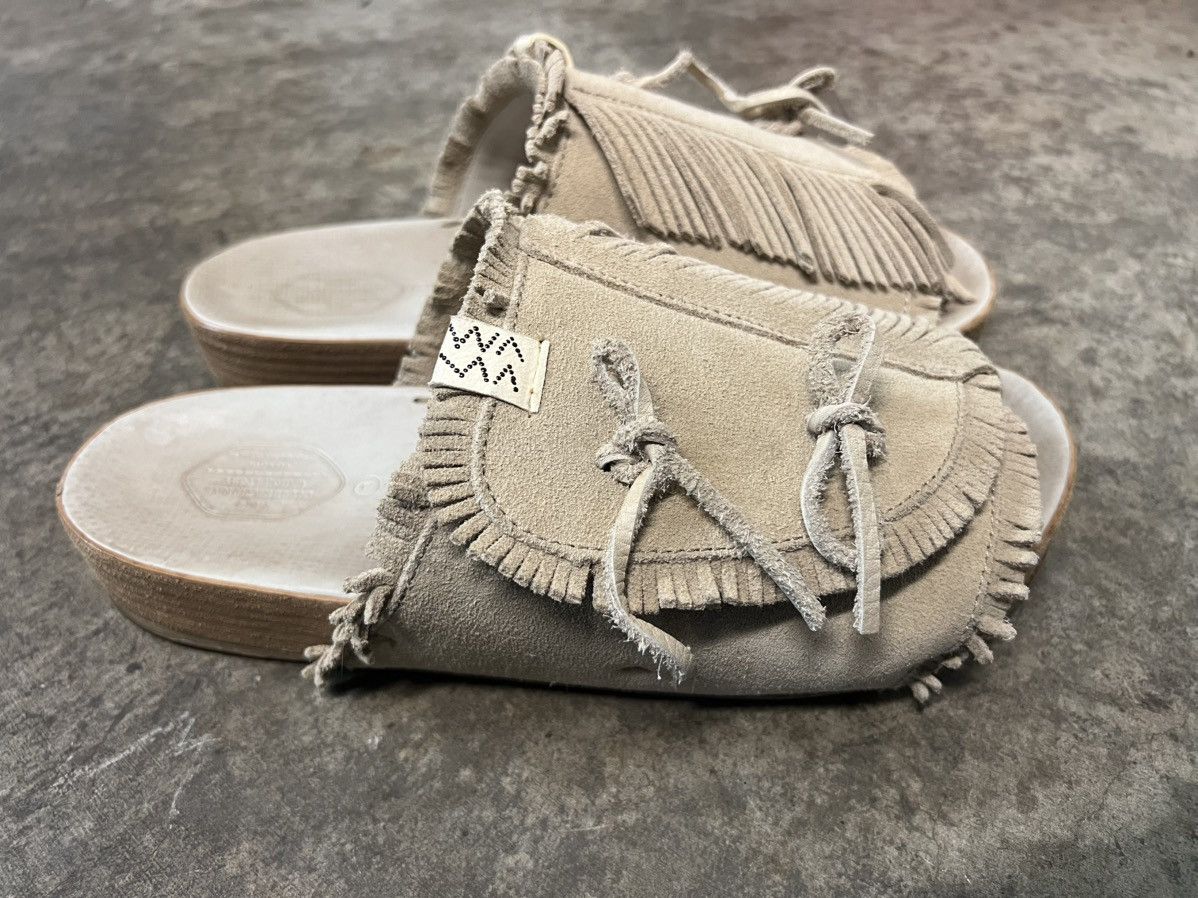 Visvim Visvim Christo Shaman Suede Folk Slides Size US 10.5 / EU 43-44 - 2 Thumbnail