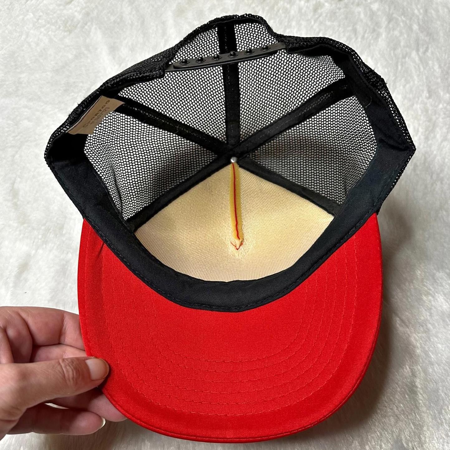 Vintage Vintage Sportco Zollner Red Mesh Trucker Hat Snapback Unisex Size ONE SIZE - 7 Thumbnail