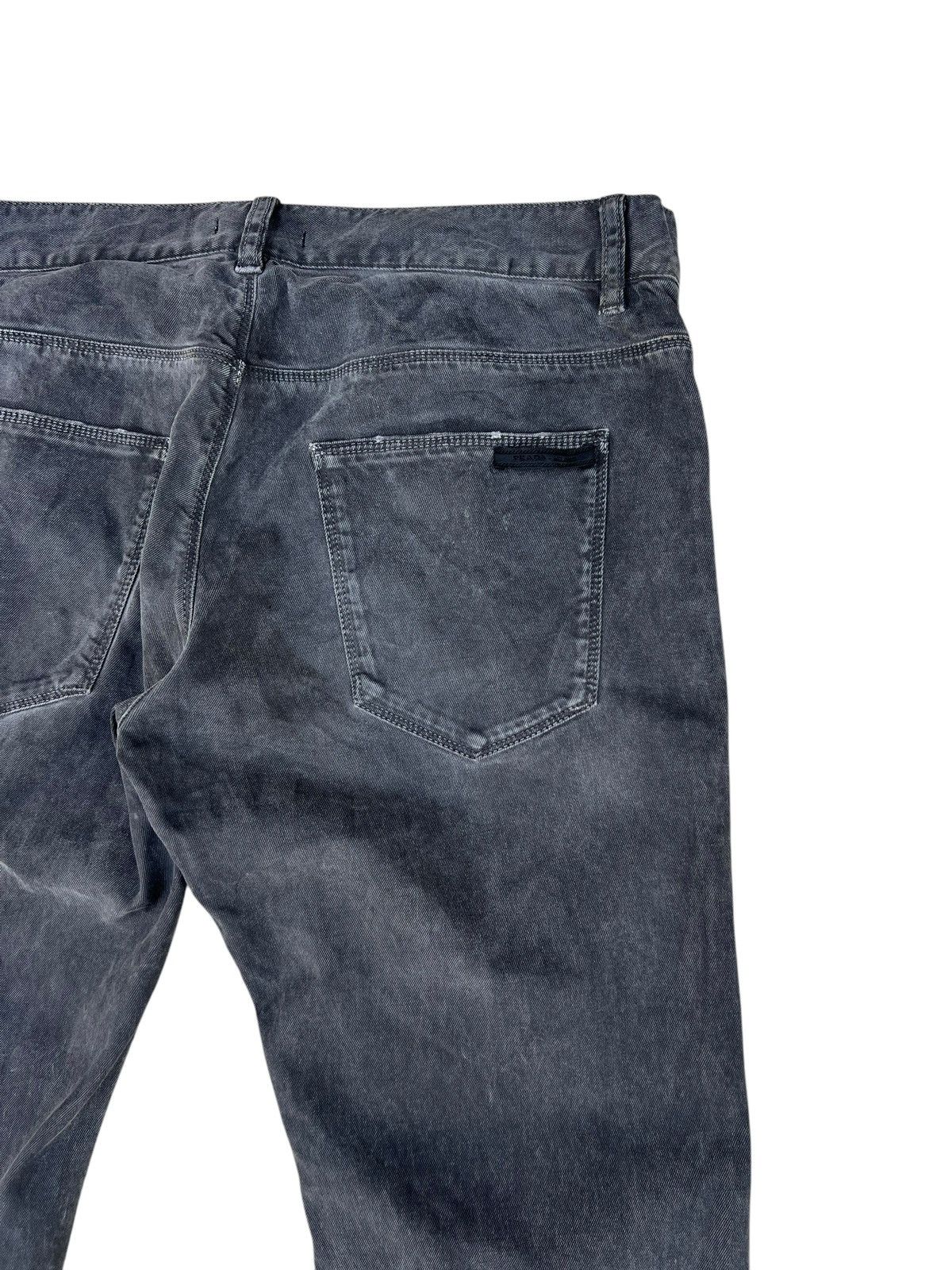 Distressed Prada Waxed Jeans