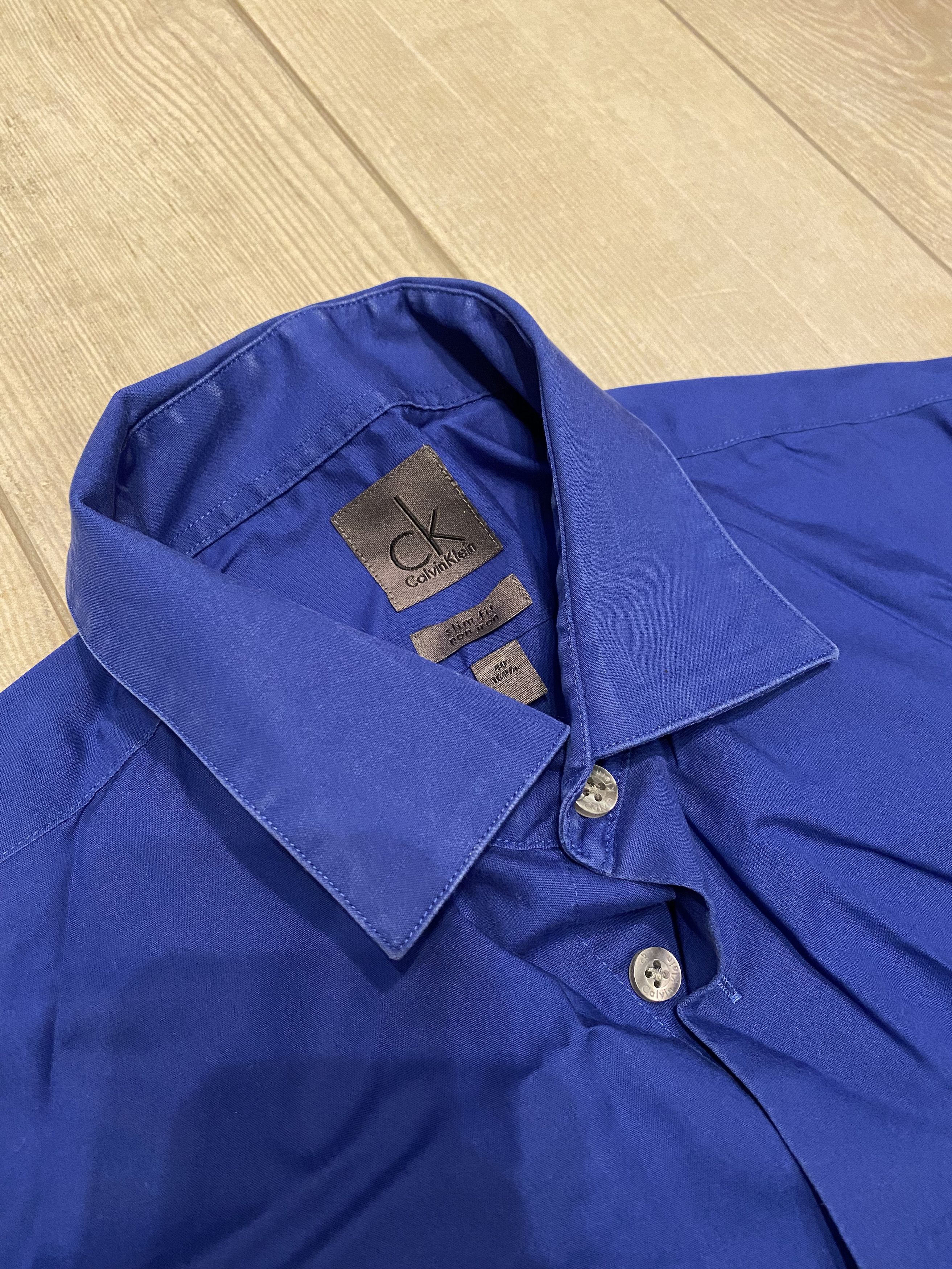 Calvin Klein × Calvin Klein 205W39NYC Calvin Klein Jeans Blue Shirt – Classic & Timeless 💙✨ Size US M / EU 48-50 / 2 - 2 Thumbnail