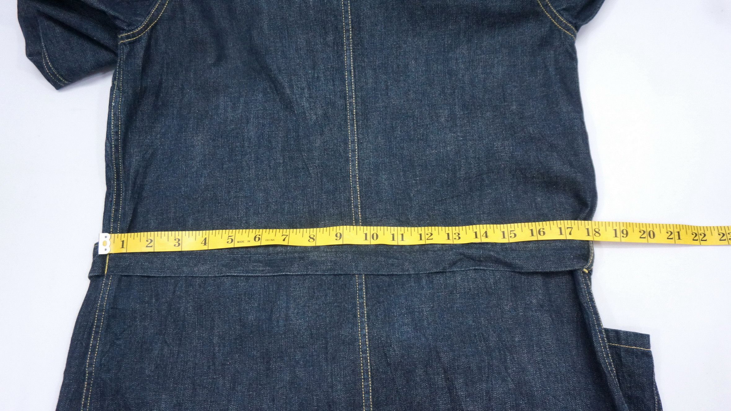 Japanese Brand KAPITAL Denim Shop Coat Indigo Size S / US 4 / IT 40 - 13 Thumbnail