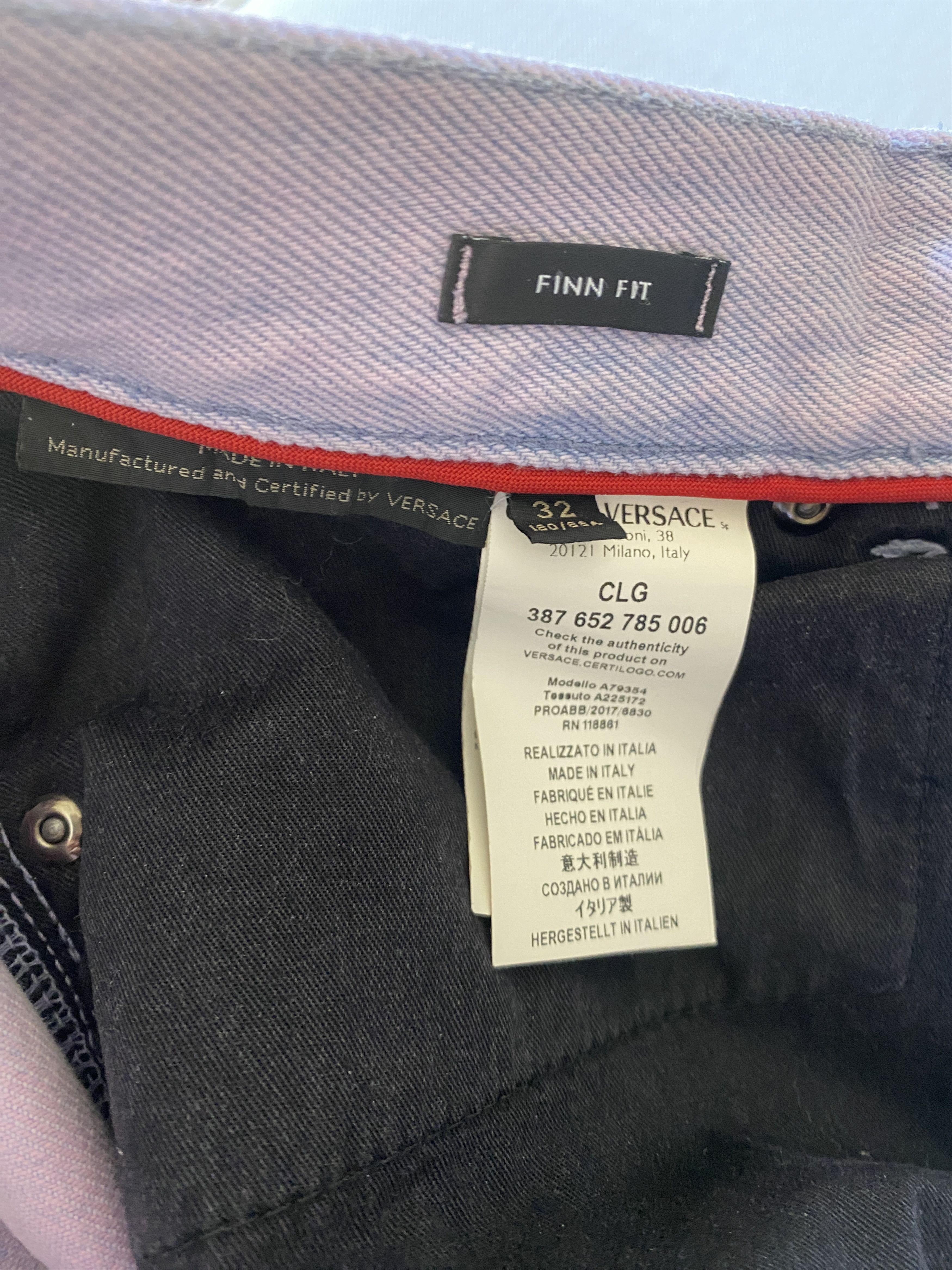 Versace VERSACE pre-loved SLIM FIT JEANS 30, 31 DENIM PANTS Size US 31 - 8 Thumbnail