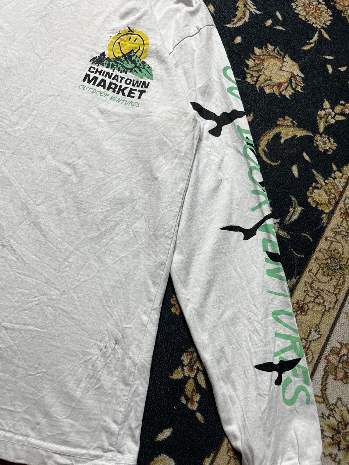 Market 🔥China town Market Smiley Face OvP Logo Long Sleeve Size US M / EU 48-50 / 2 - 5 Thumbnail