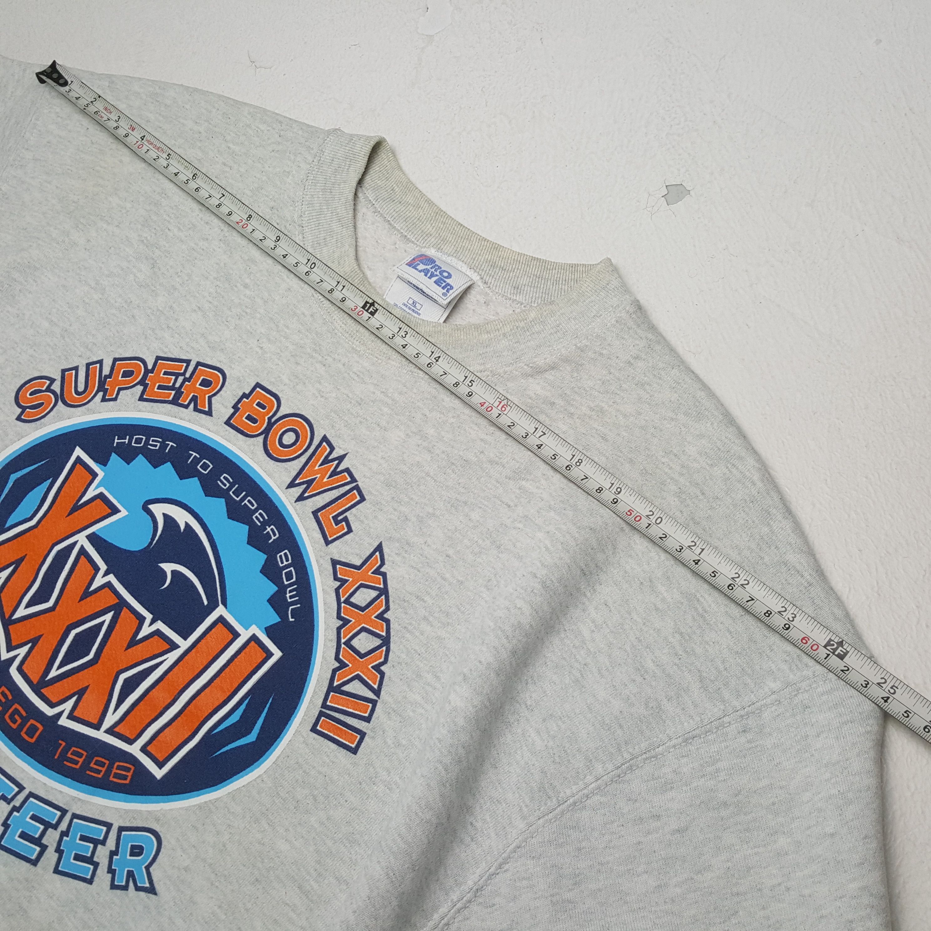 Pro Player × Vintage SUPER BOWL SAN DIEGO 1998 Vintage Sweatshirt Size US XL / EU 56 / 4 - 5 Thumbnail