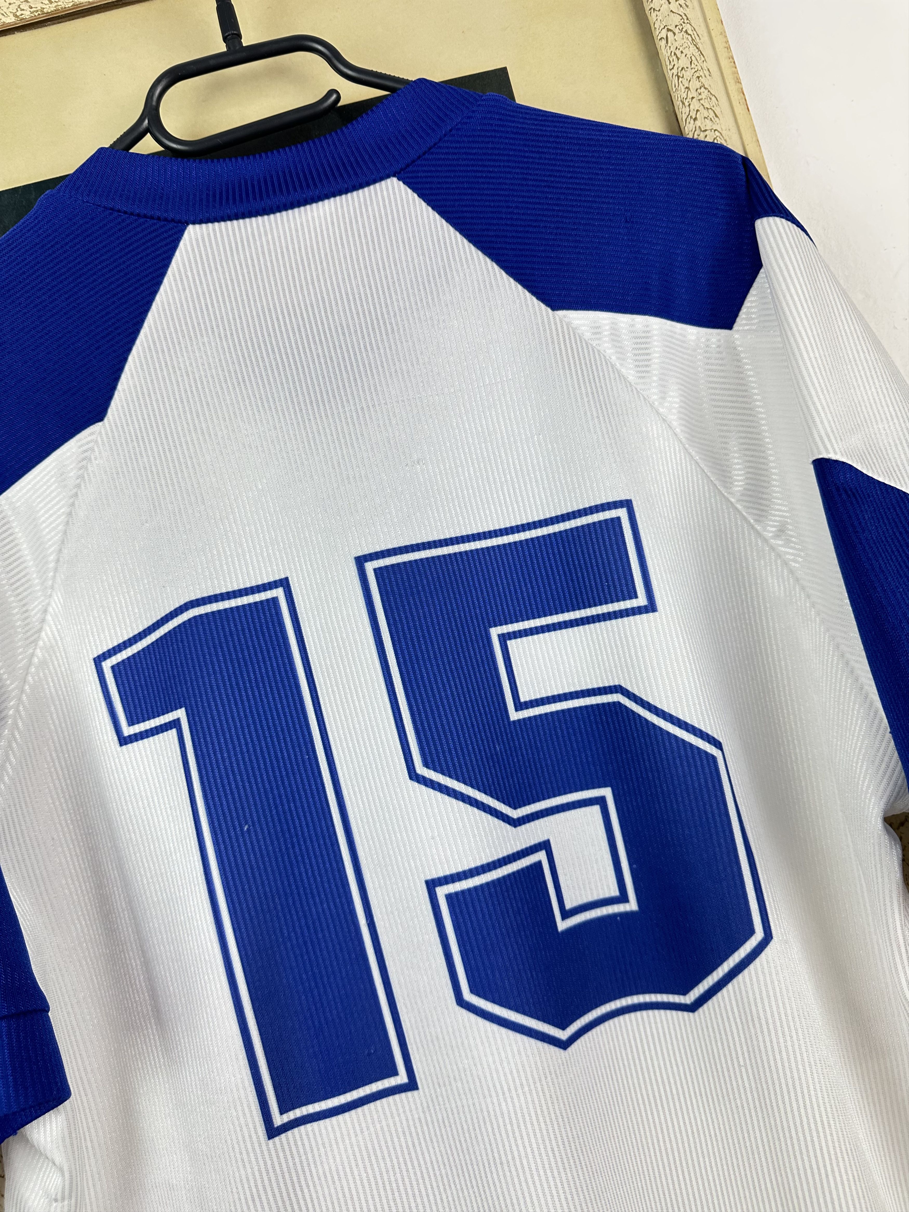 Vintage Vintage FC Slovan Liberec football shirt Match Worn #15 Rare Size US L / EU 52-54 / 3 - 8 Thumbnail