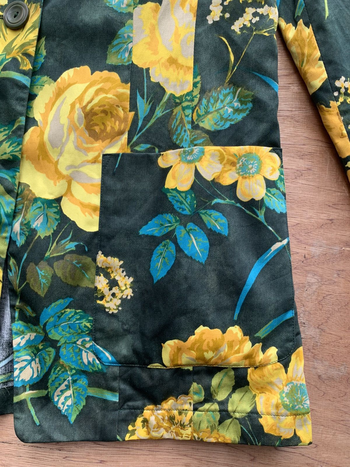 Vintage Vintage Mondi Business Floral Full Print Blazzer Size M / US 6-8 / IT 42-44 - 12 Thumbnail