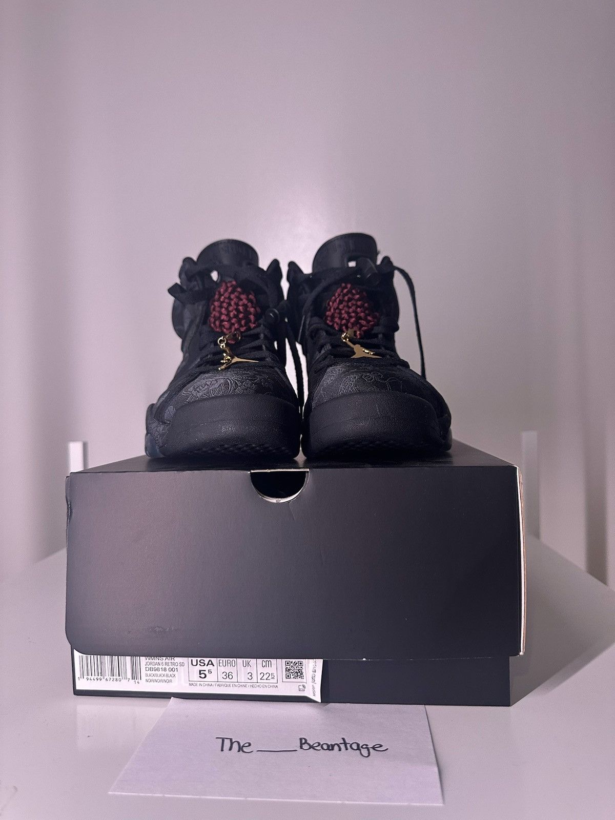 Jordan Brand Air Jordan retro 6 Single Days Retro Black for Women Size US 5.5 / IT 35.5 - 1 Thumbnail