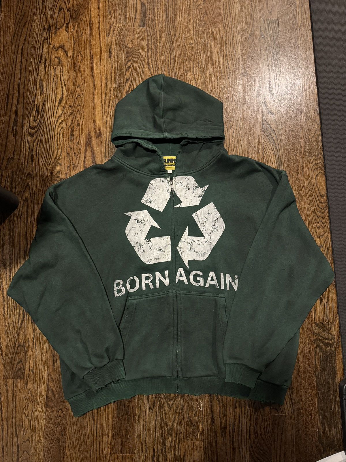 Other Born Again Green Zip Up Size US S / EU 44-46 / 1 - 1 Thumbnail