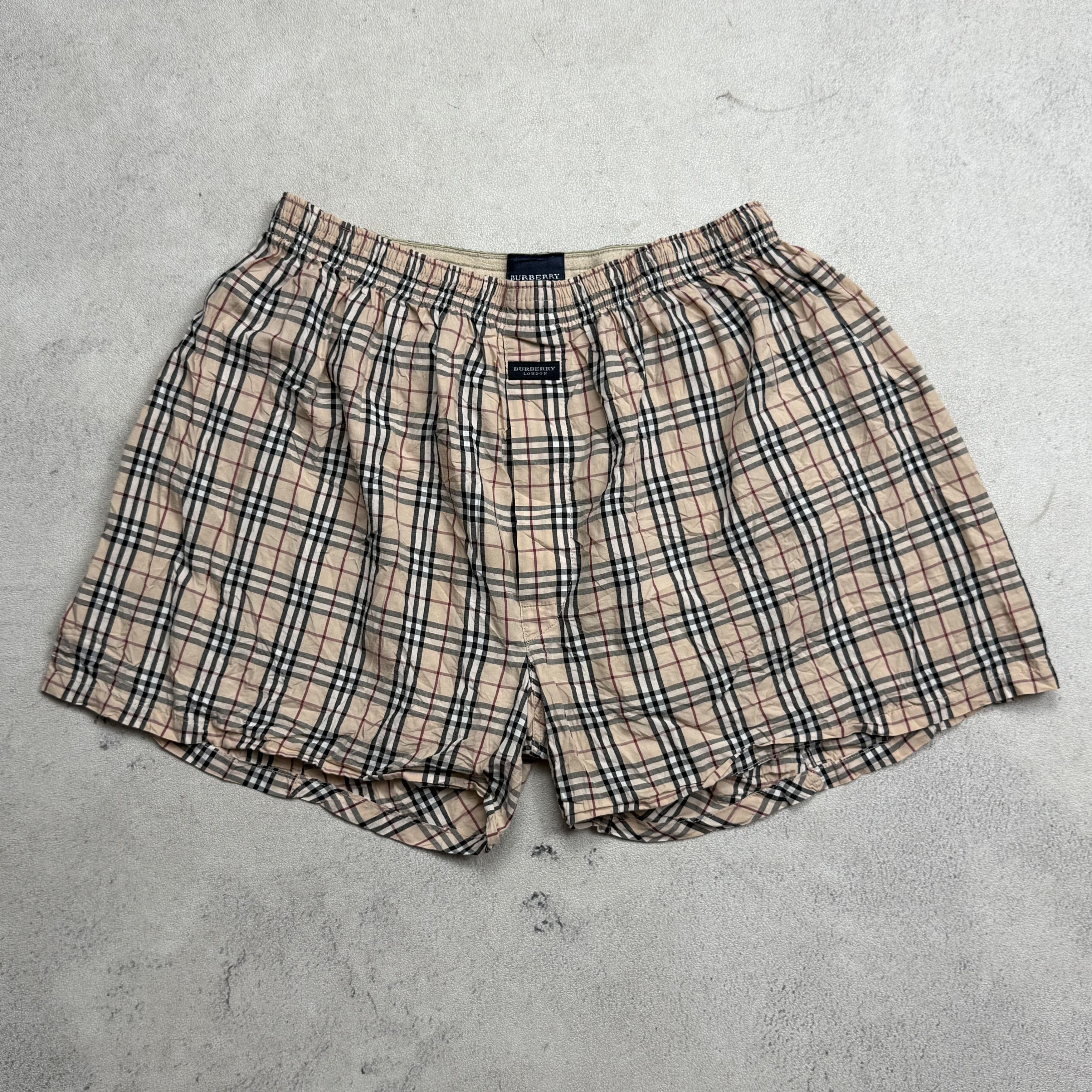 Burberry Vintage Burberry Boxer Nova Check Boxer Trunks Size US 32 / EU 48 - 1 Thumbnail