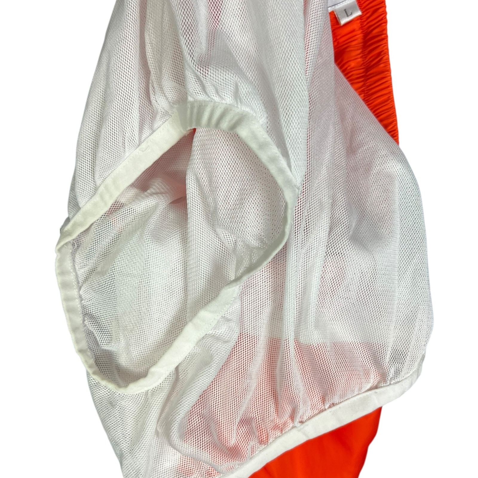 Other Inaka Power Men L Orange Elastic Waist 5" Inseam Swim Trunks Size US 36 / EU 52 - 6 Thumbnail