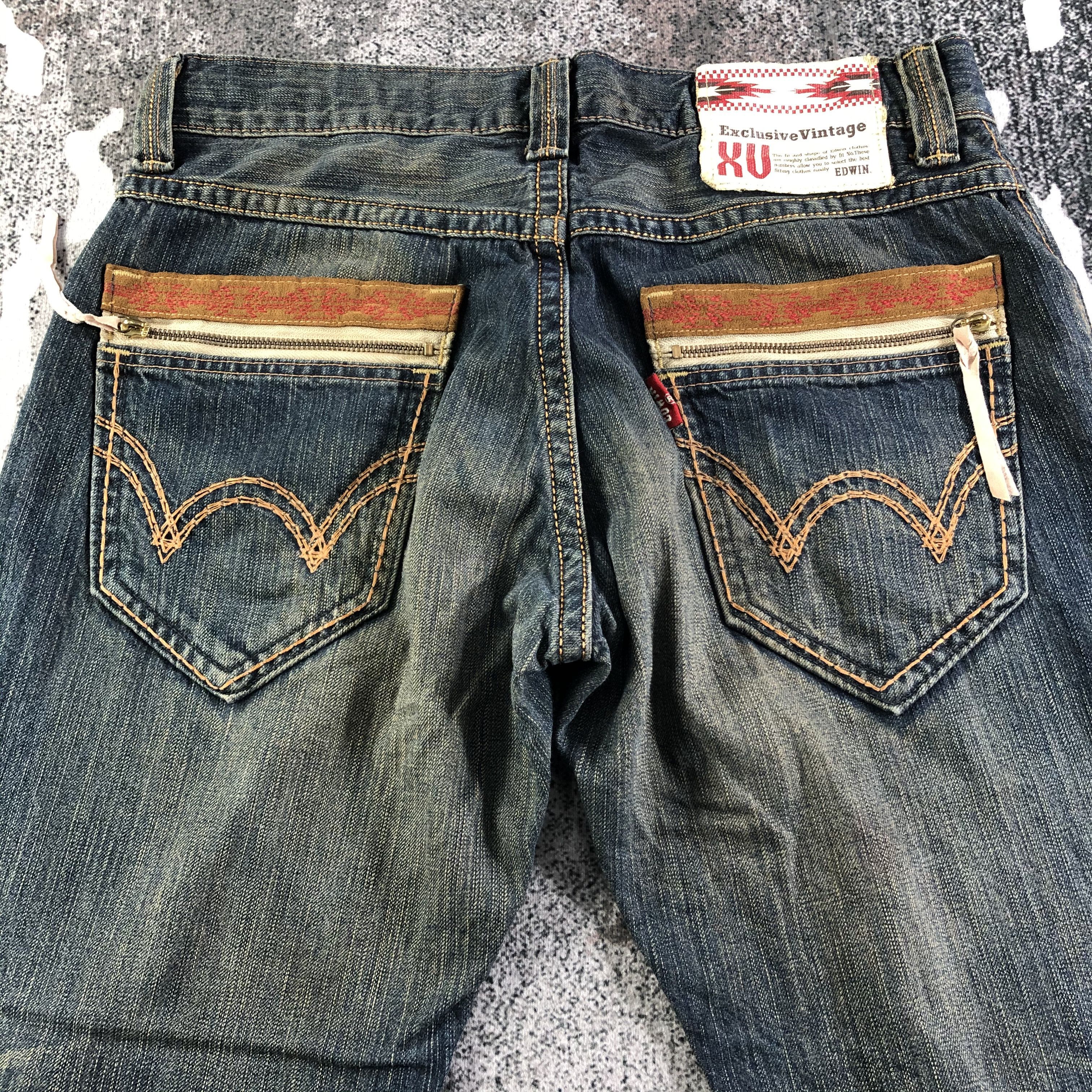 Edwin Edwin XV Jeans Rusty Wash Denim KJ2400 Size US 32 / EU 48 - 4 Thumbnail