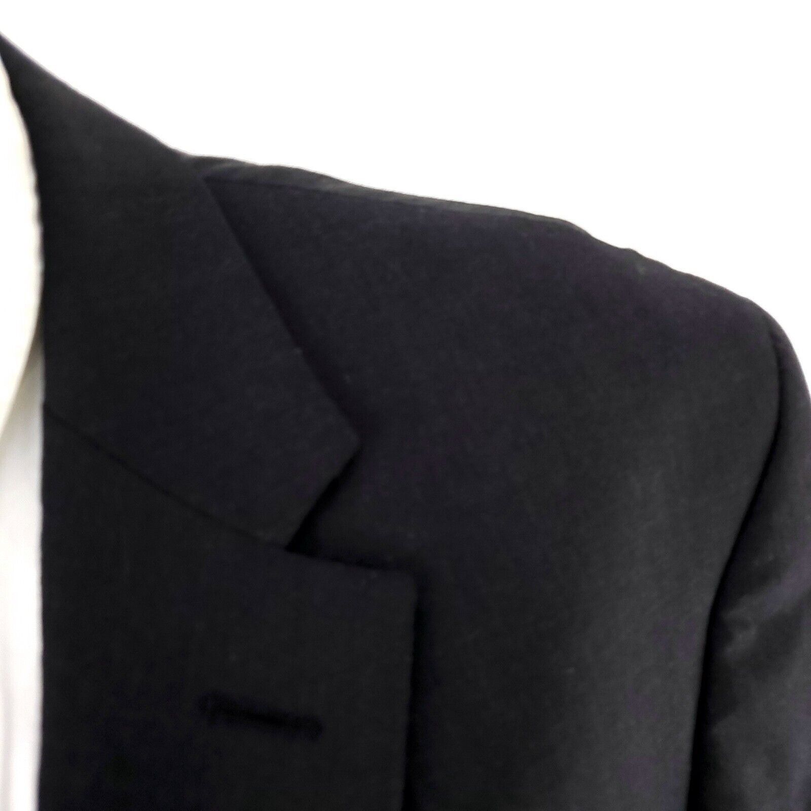 Pronto Uomo Pronto Uomo Wool 2 Button Blazer 44R Charcoal Gray Size 44R - 2 Thumbnail