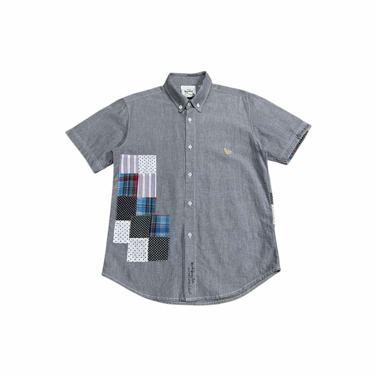 🔥Y2K Vintage Mark Gonzales Patchwork Shirt