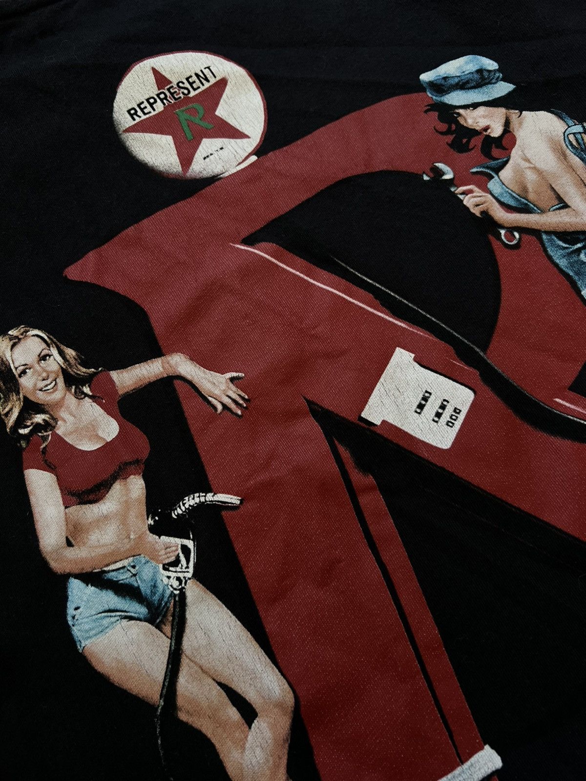 Represent Clo. Represent Automotive Girl Printed T-Shirt Black Size L Size US L / EU 52-54 / 3 - 12 Thumbnail