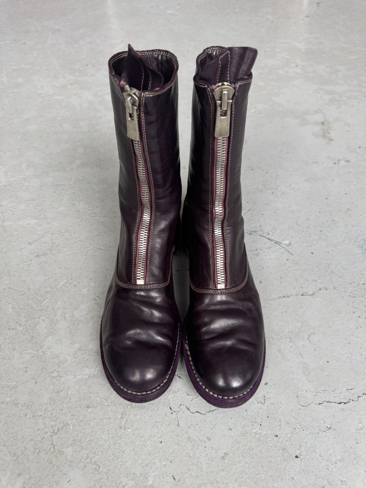 Guidi Guidi 310 Front Zip Soft Horse Leather Boots Size US 7.5 / IT 37.5 - 3 Thumbnail