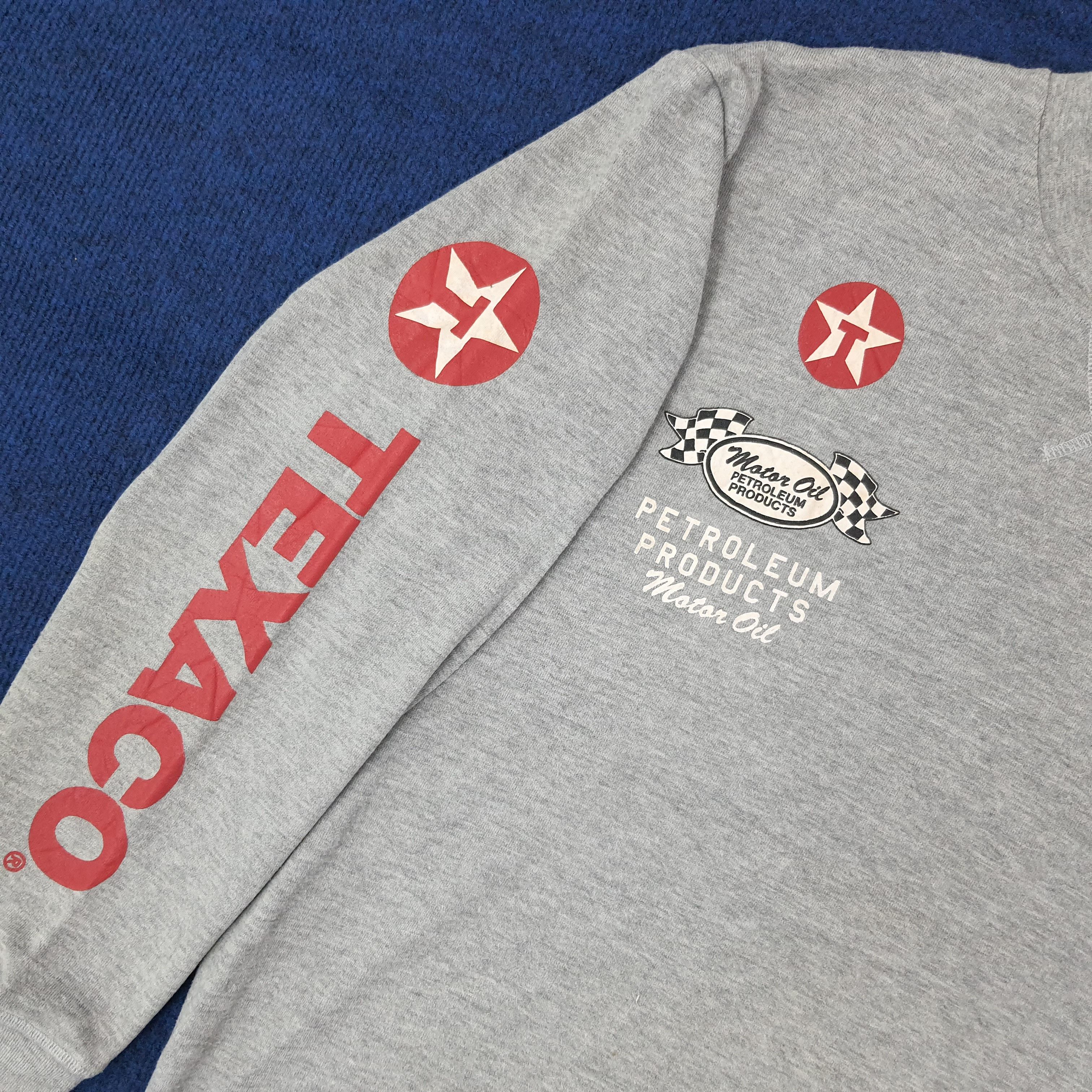 Vintage Vintage TEXACO American Oil and Gas Sweatshirt C266N8 Size US M / EU 48-50 / 2 - 2 Thumbnail