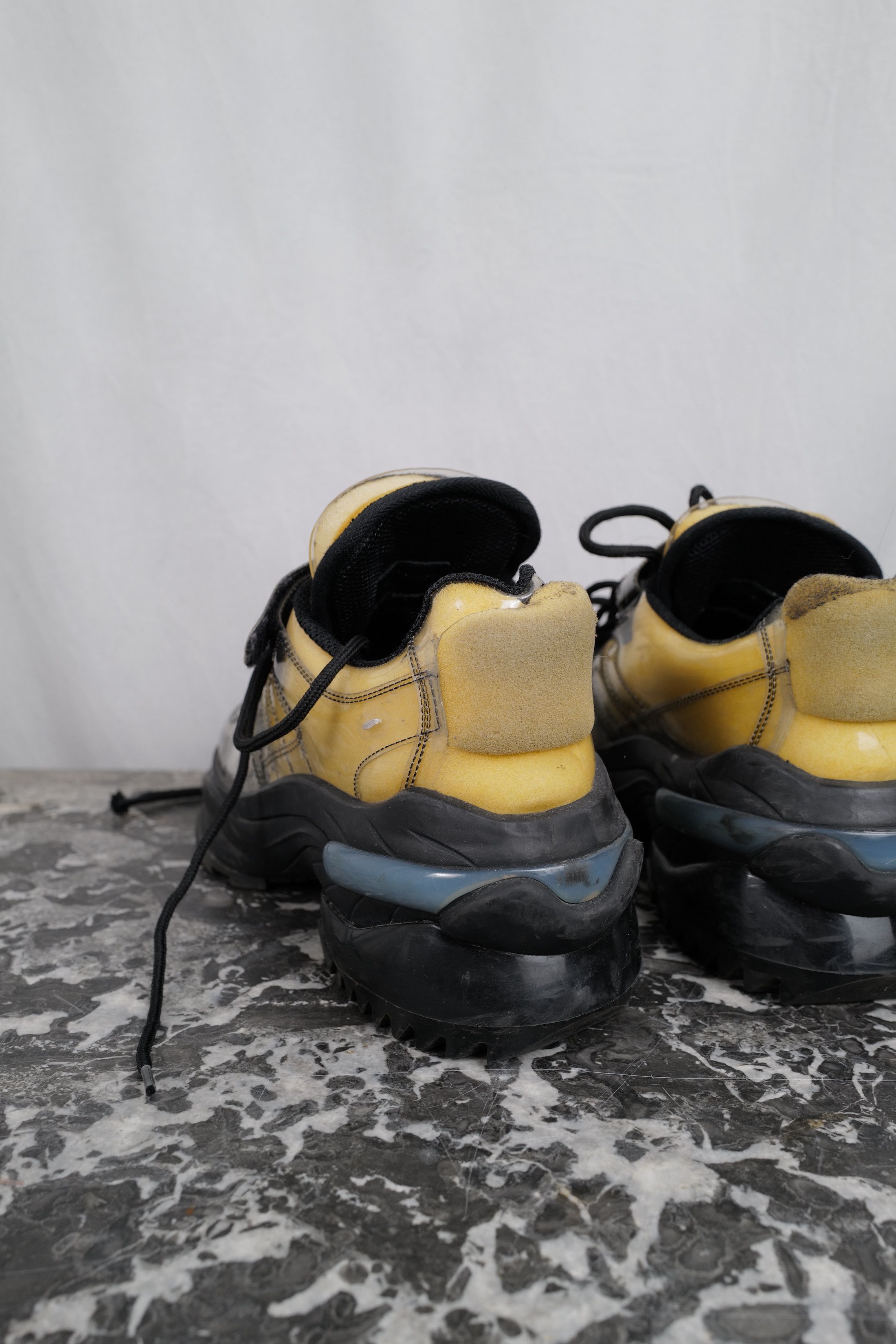 Maison Margiela Maison Margiela PVC Clear Retro Fit Chunky Sole Sneaker Size US 8 / EU 41 - 9 Thumbnail