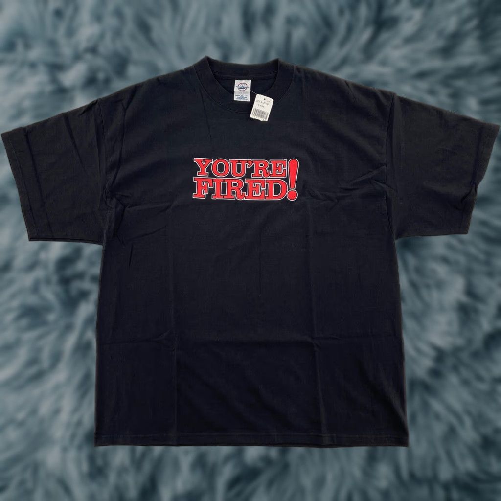 Delta VINTAGE Donald Trump You're Fired TV Show Shirt Adult 2XL Black Graphic Tee Men Size US XXL / EU 58 / 5 - 1 Thumbnail