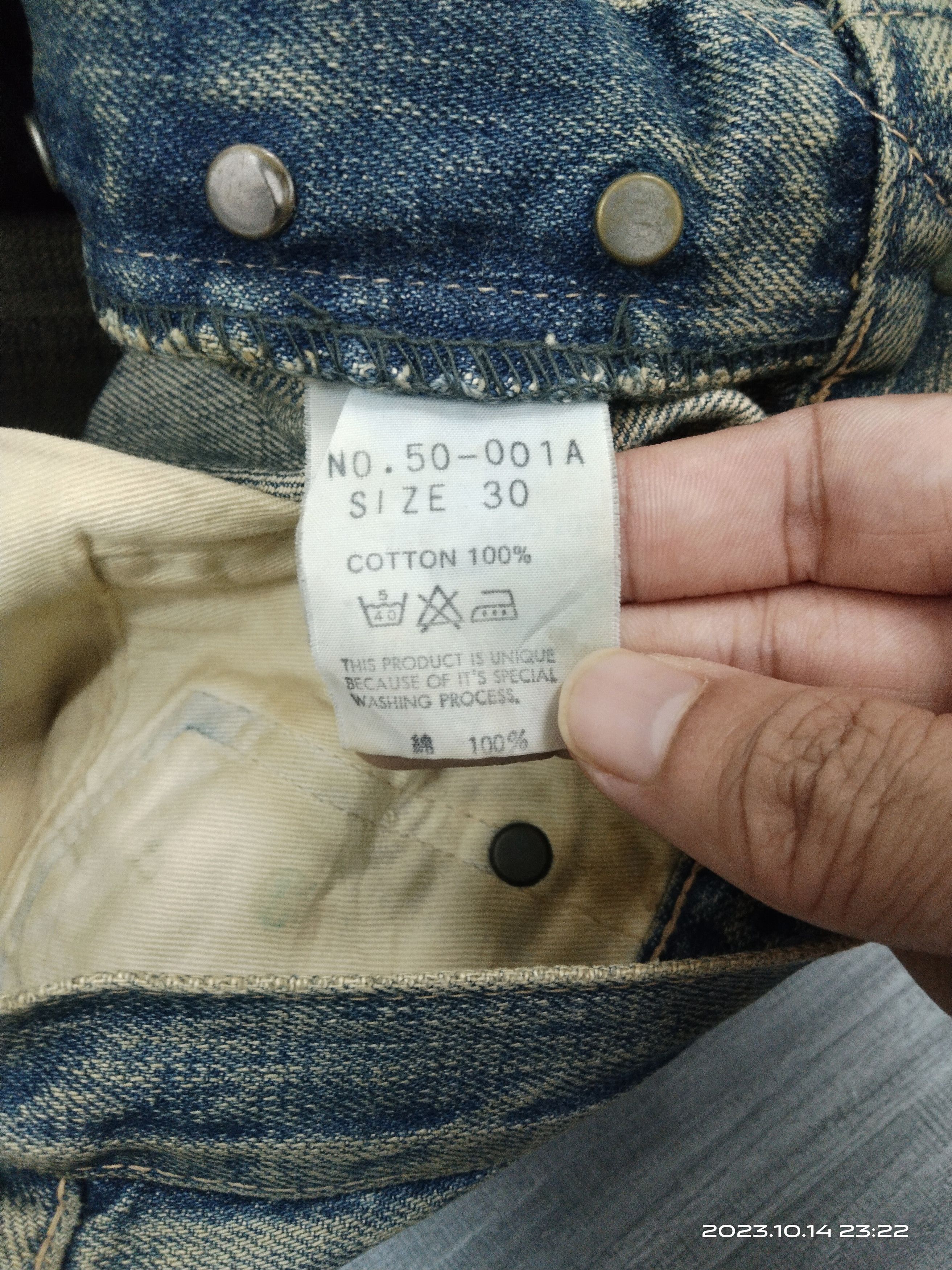 OMNIGOD SICK DISTRESSED OMNIGOD SELVEDGE DENIM PANTS Size US 30 / EU 46 - 10 Thumbnail