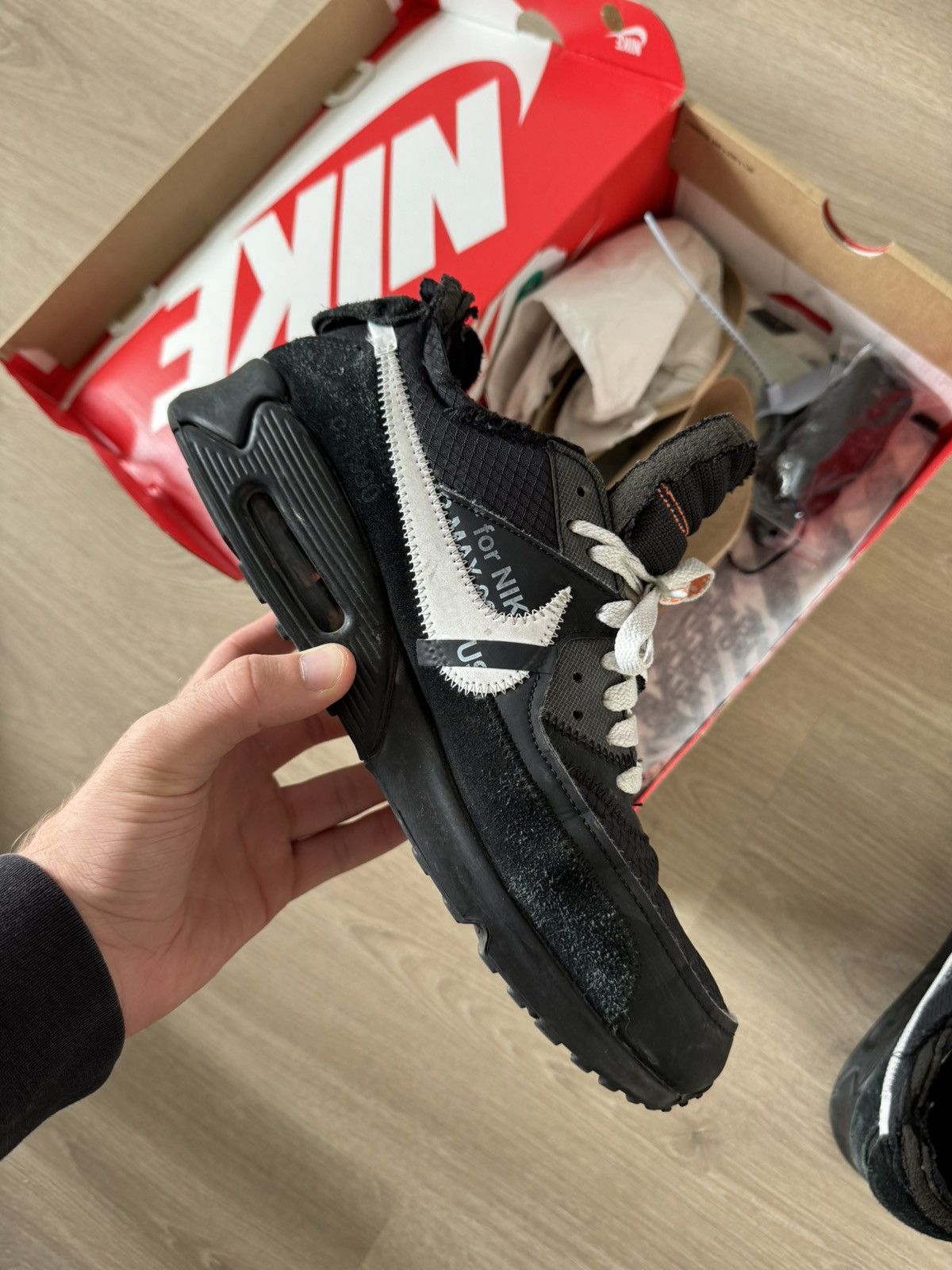 Nike × Off-White Air Max 90 x off white Size US 9.5 / EU 42-43 - 3 Thumbnail