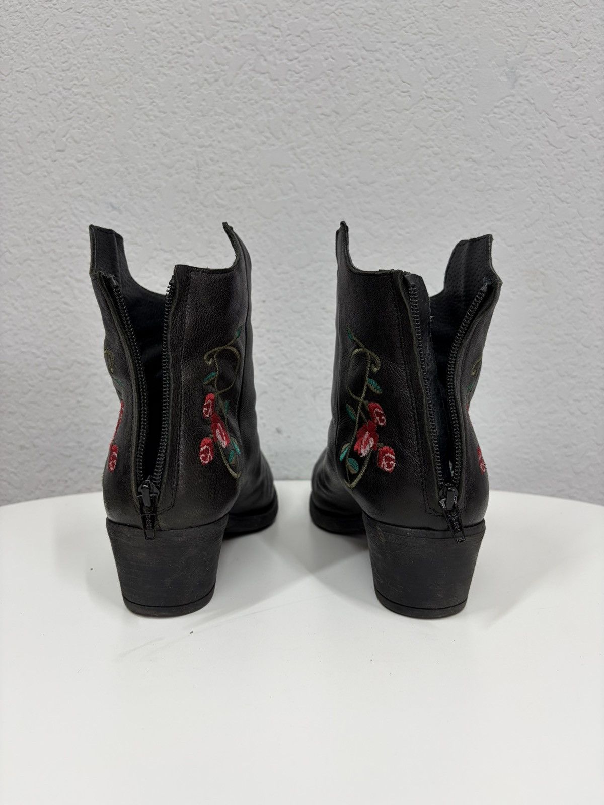 If Six Was Nine Vintage Y2K Guidi CCP Style Distressed Leather Biker Boots Size US 8 / EU 41 - 11 Thumbnail
