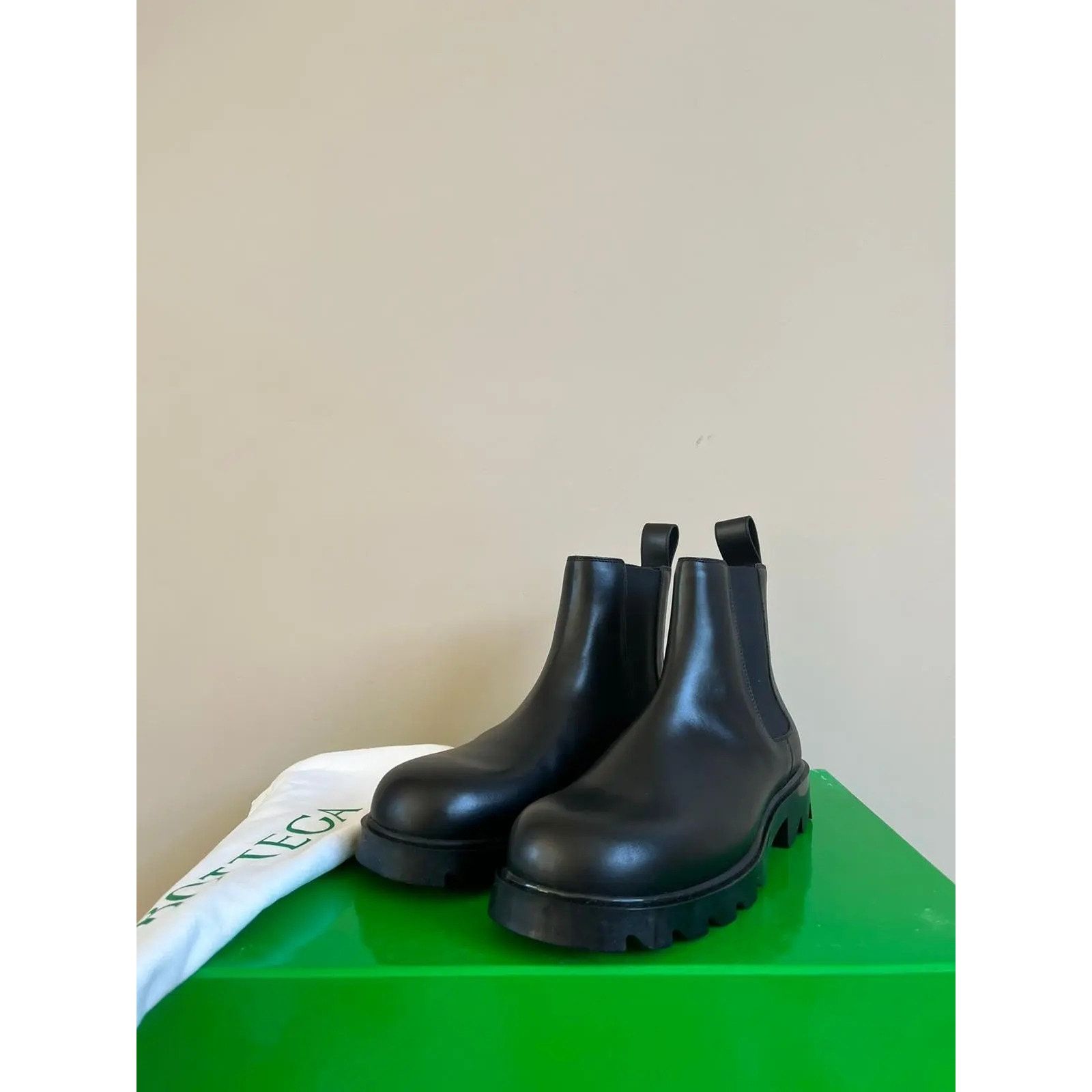 Bottega Veneta o1rshd1 Ankle Boots in Shibuya Calfskin Size US 10.5 / EU 43-44 - 11 Thumbnail