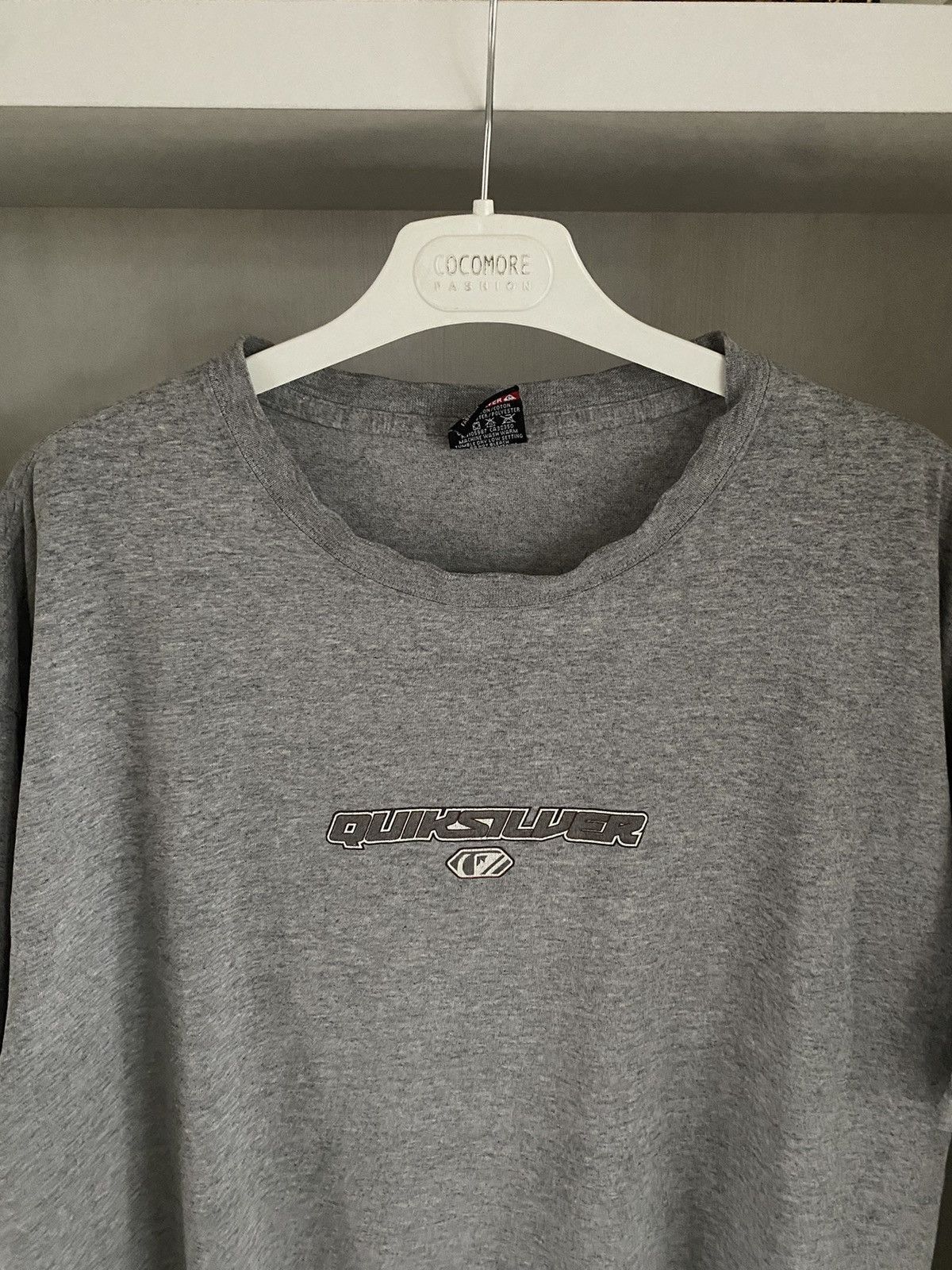 Quiksilver 00s Quiksilver t-shirt surf merch big logo y2k Size US L / EU 52-54 / 3 - 3 Thumbnail