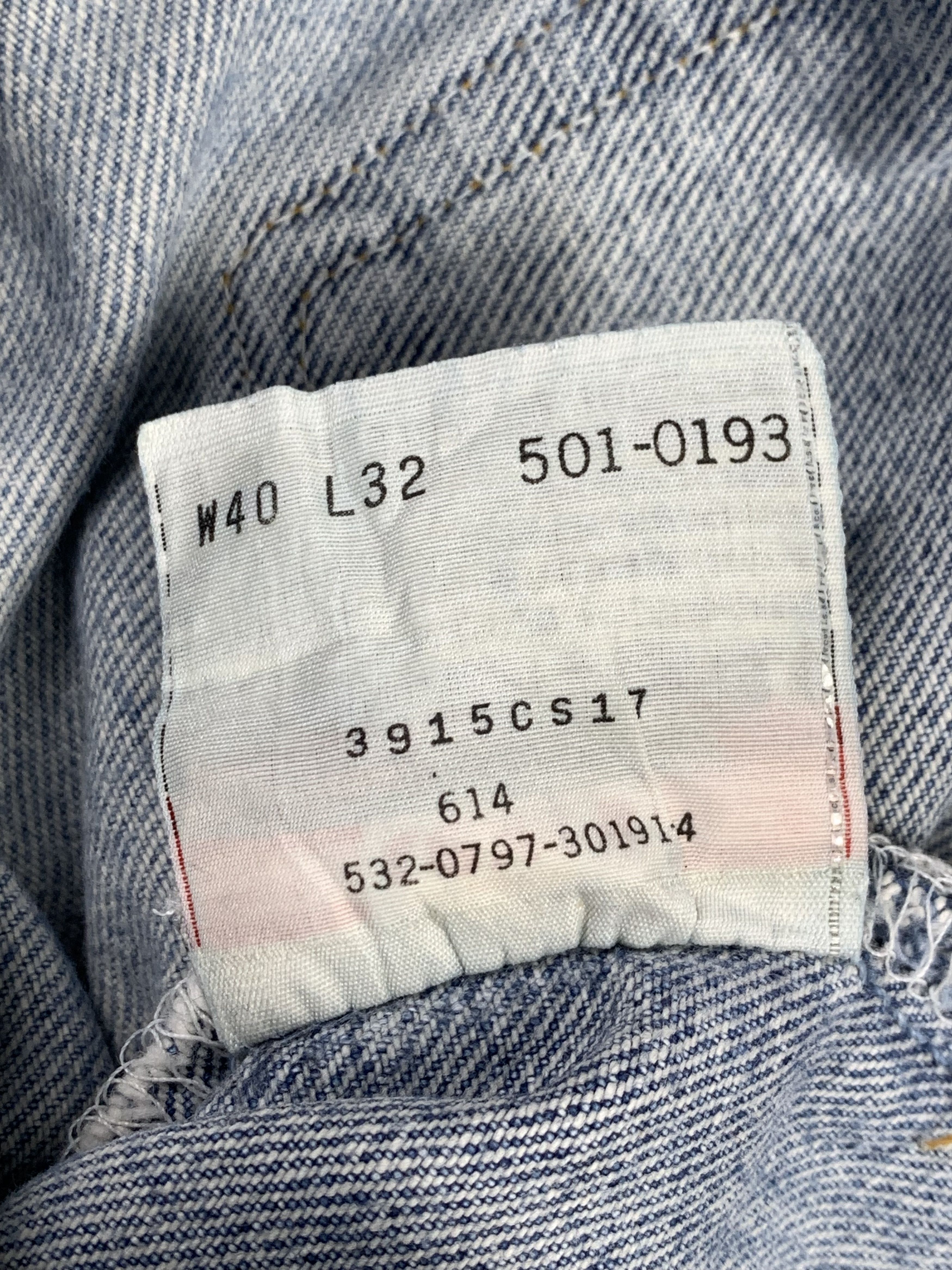 Levi's × Vintage Vintage Levis 501 Light Washed Jeans Size US 38 / EU 54 - 7 Thumbnail