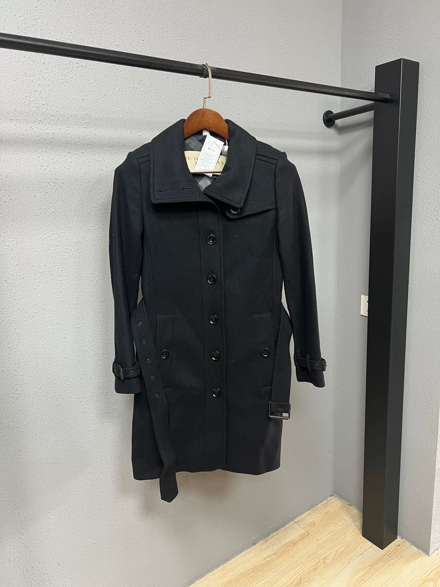 Burberry Burberry Cashmere Check Coat Size UK6 Size S / US 4 / IT 40 - 1 Thumbnail
