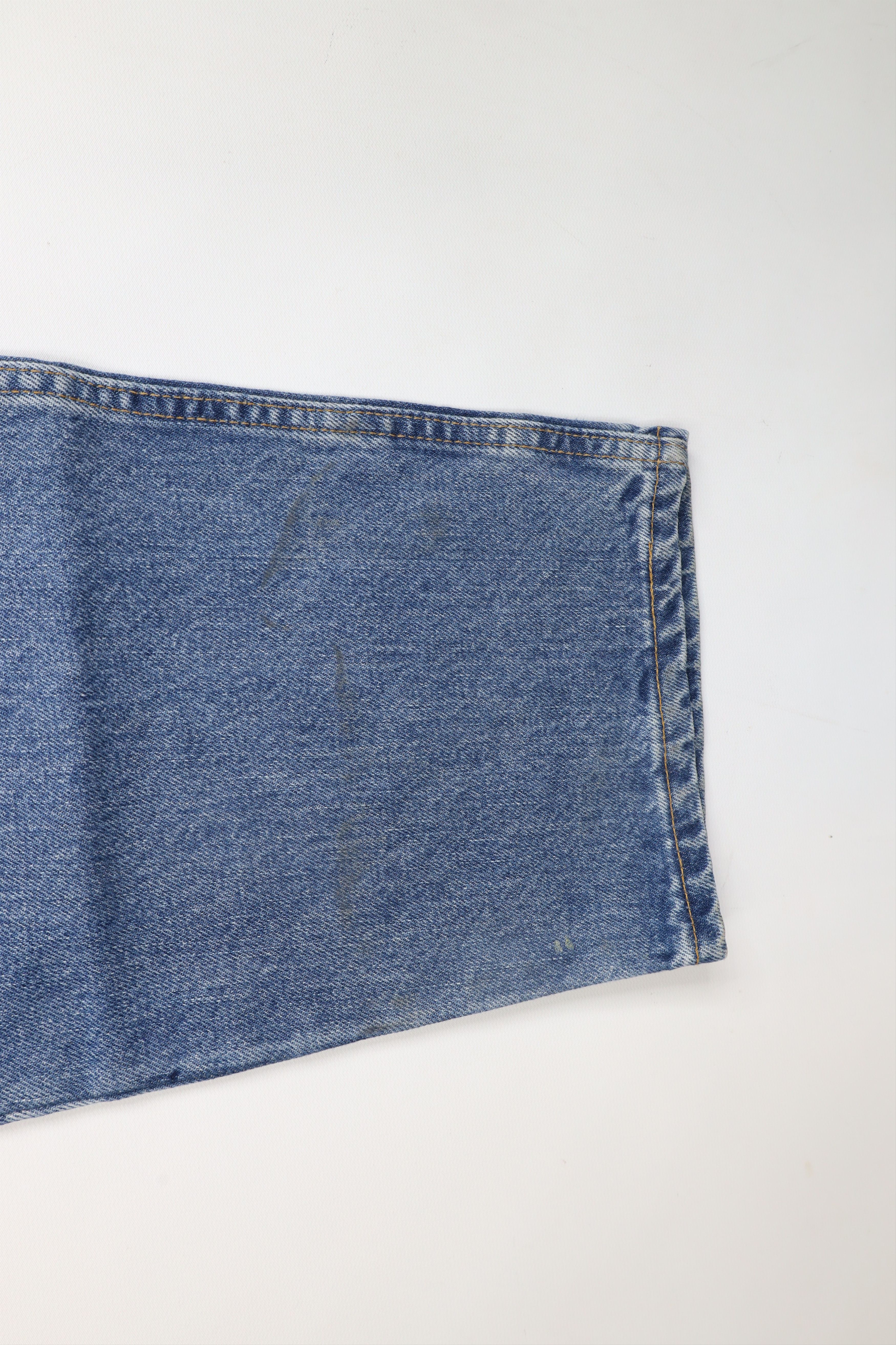 Levi's × Vintage Vintage 90s Levis 550 Relaxed Fit Denim Jeans Blue USA Size US 38 / EU 54 - 7 Thumbnail