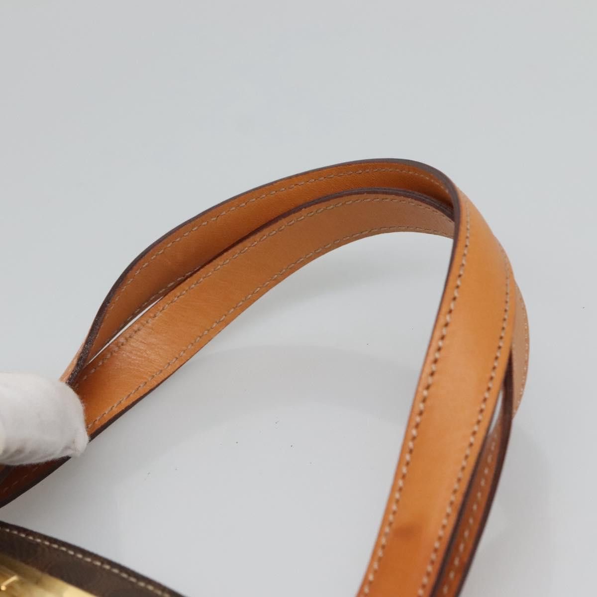 Celine CELINE Macadam Canvas Hand Bag Pvc Leather Brown Gold Size ONE SIZE - 8 Thumbnail