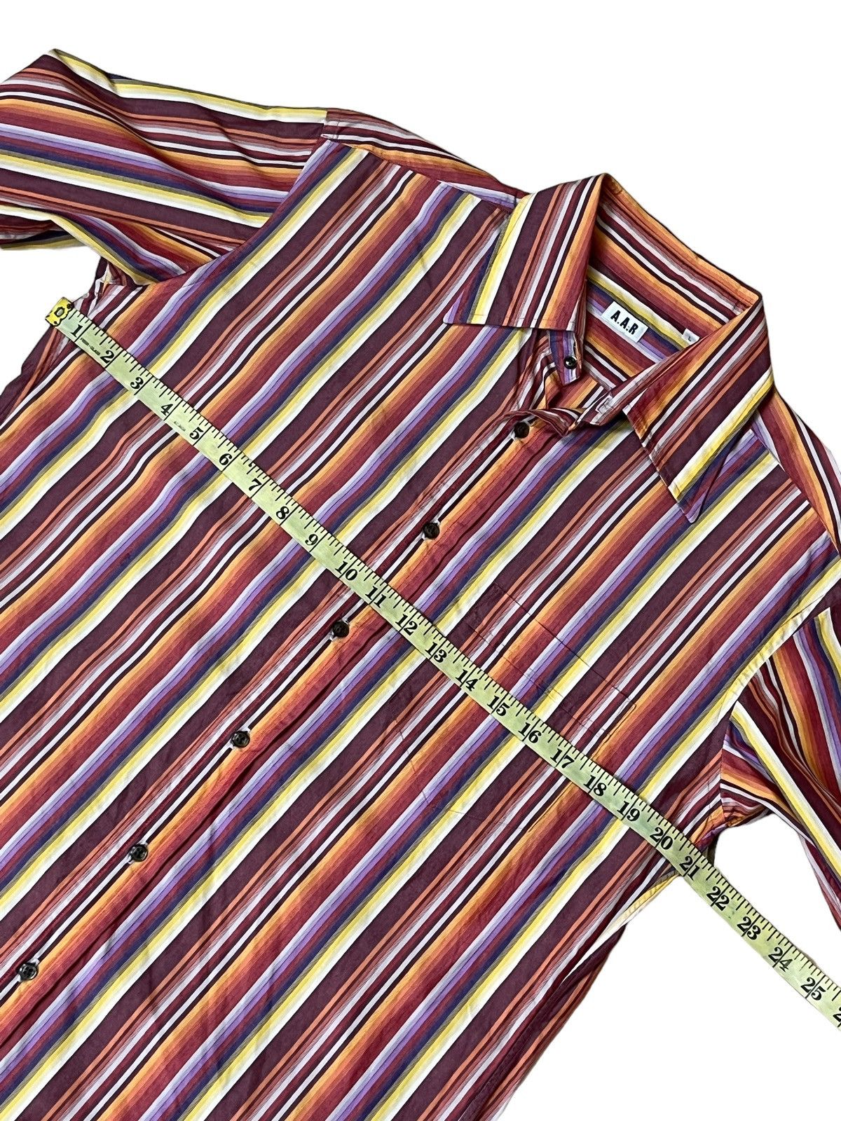 Yohji Yamamoto YOHJI YAMAMOTO AAR DURBAN STRIPED BUTTON UPS L/S SHIRT Size US M / EU 48-50 / 2 - 7 Thumbnail