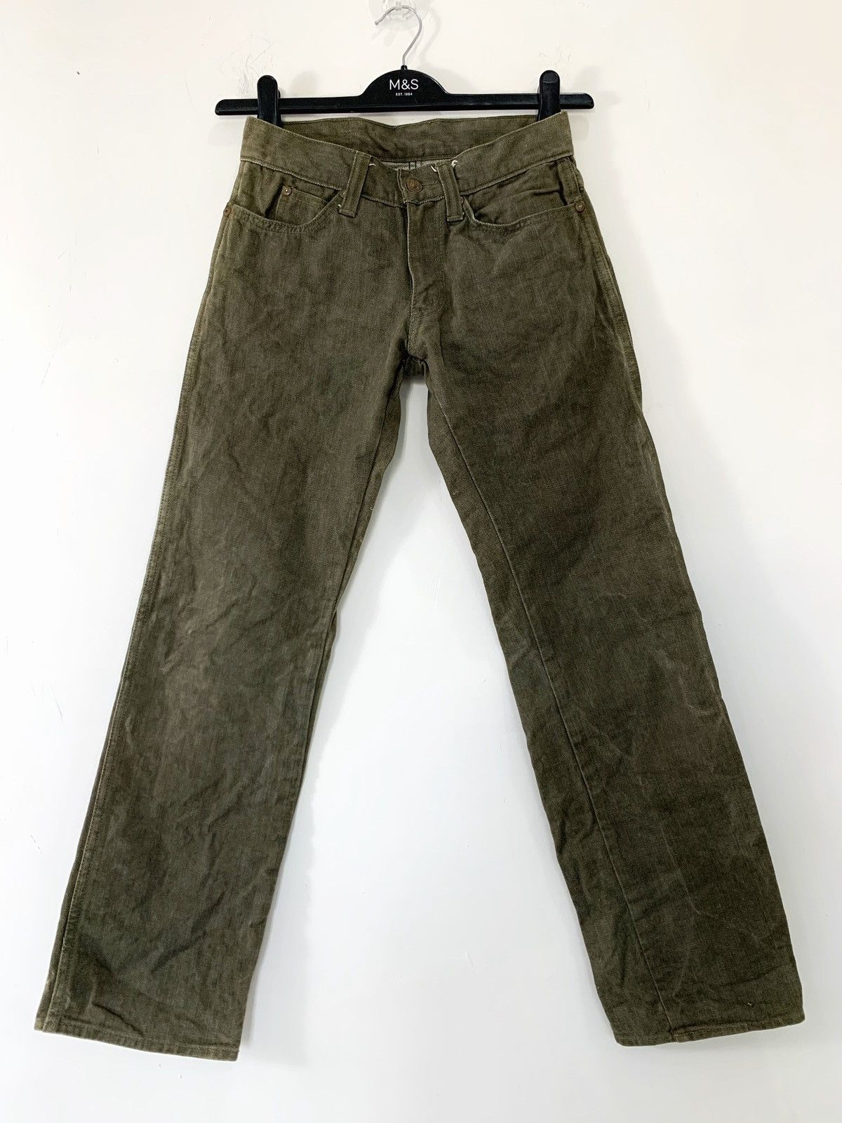 Vintage Very rare canton jeans scrubdenim saltydog sanforized Size US 27 - 3 Thumbnail