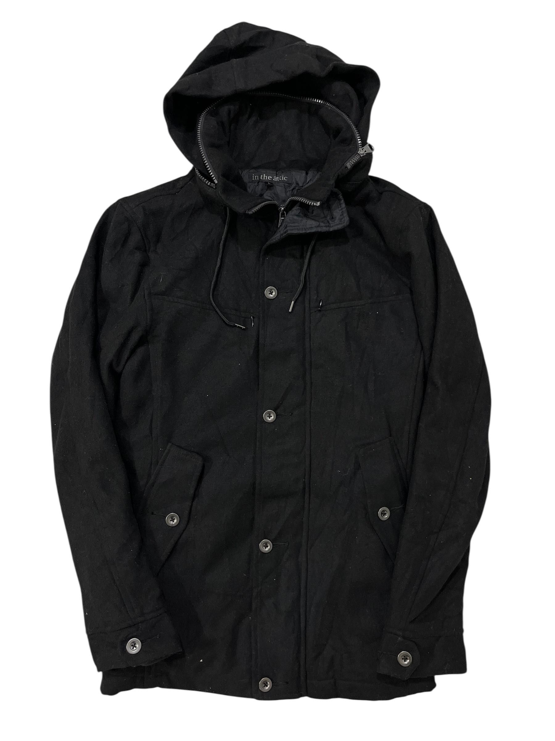In The Attic In The Attic Wool Black Jacket Size US L / EU 52-54 / 3 - 2 Thumbnail