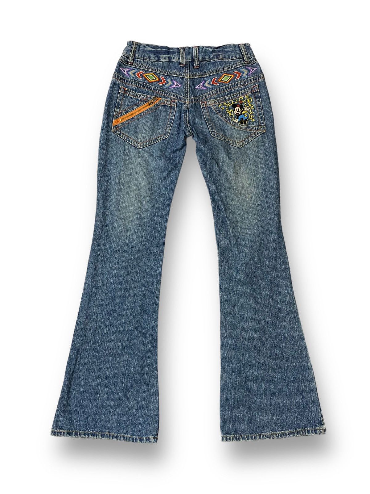 image of Disney “Mickey Mouse” Flare Jeans in Blue, Men's (Size 27)