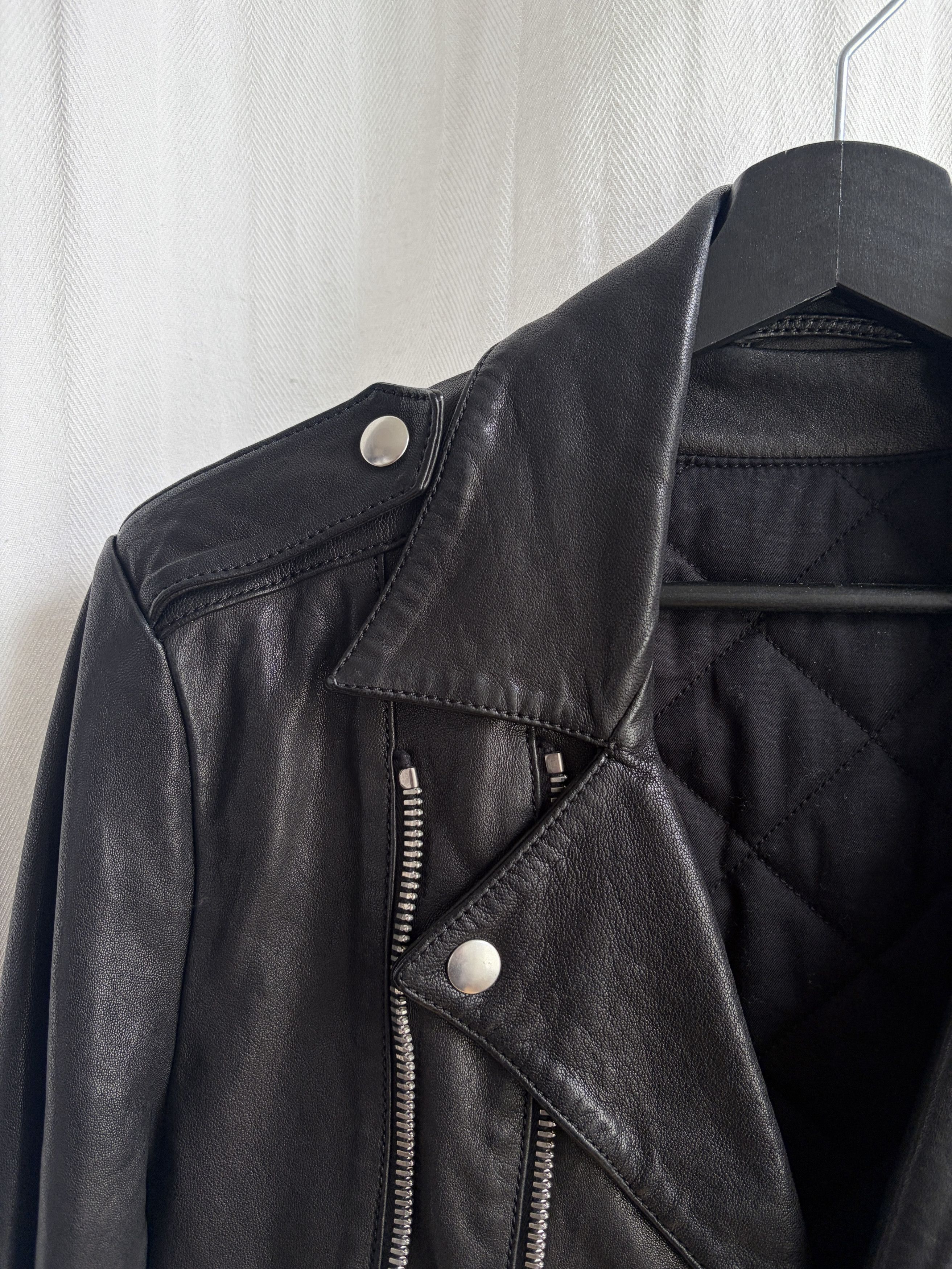 Balmain Double-Zip Perfecto Biker Leather Jacket Size US S / EU 44-46 / 1 - 3 Thumbnail