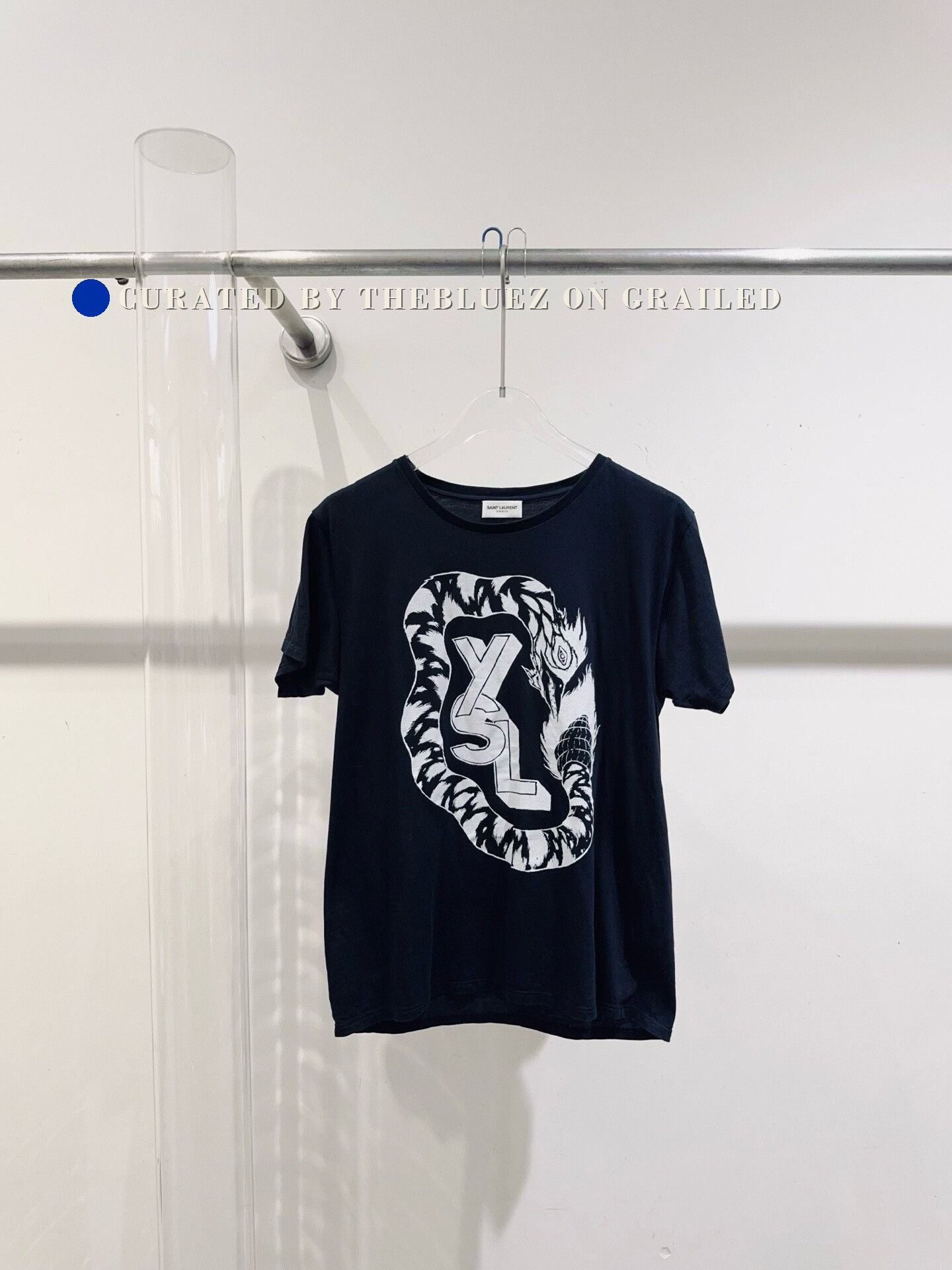 Saint Laurent Paris YSL Short-Sleeve Graphic Top | Grailed